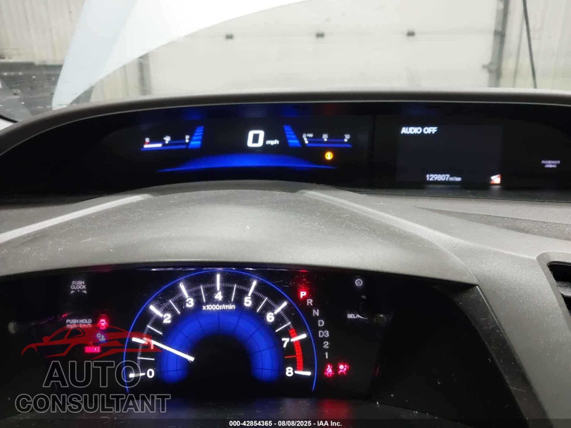 HONDA CIVIC 2012 - 19XFB2F50CE039718
