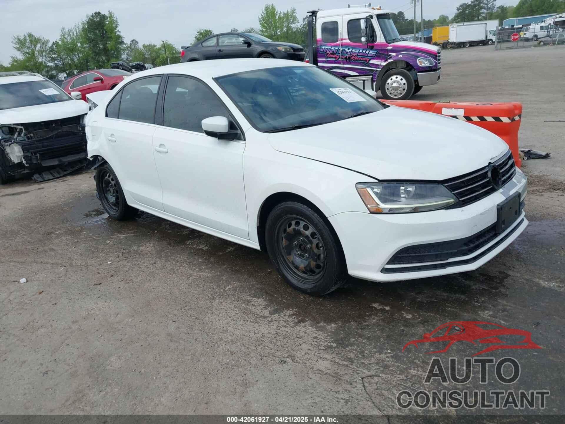 VOLKSWAGEN JETTA 2017 - 3VW2B7AJ3HM255024