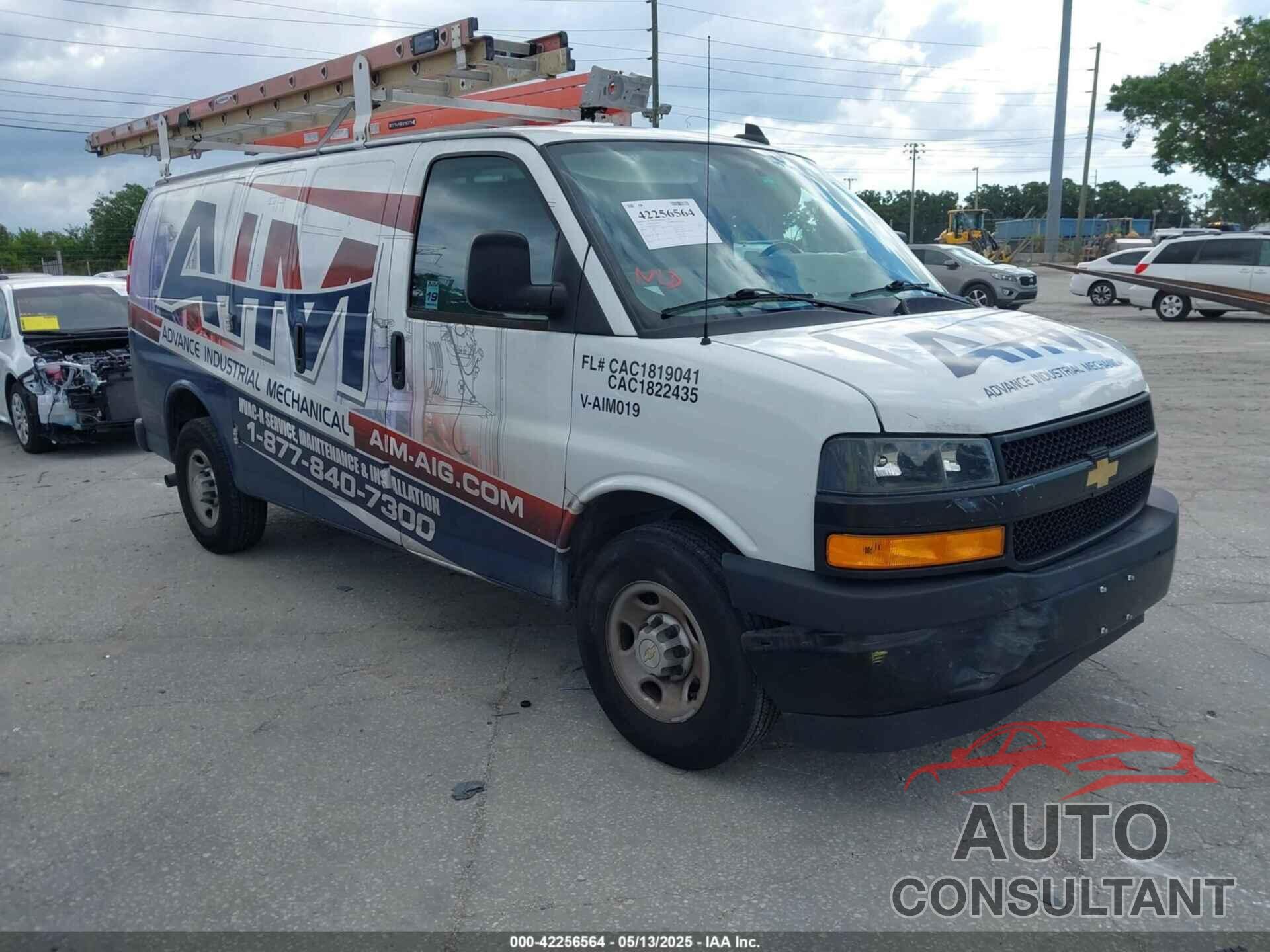 CHEVROLET EXPRESS G2500 2022 - 1GCWGAFPXN1281984