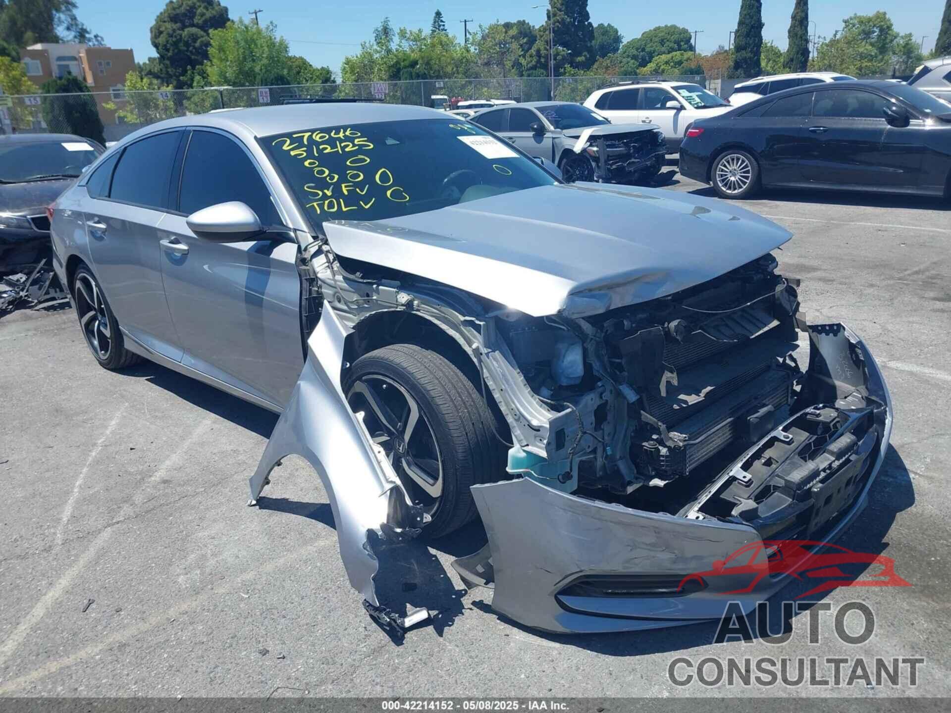 HONDA ACCORD 2019 - 1HGCV1F39KA142156