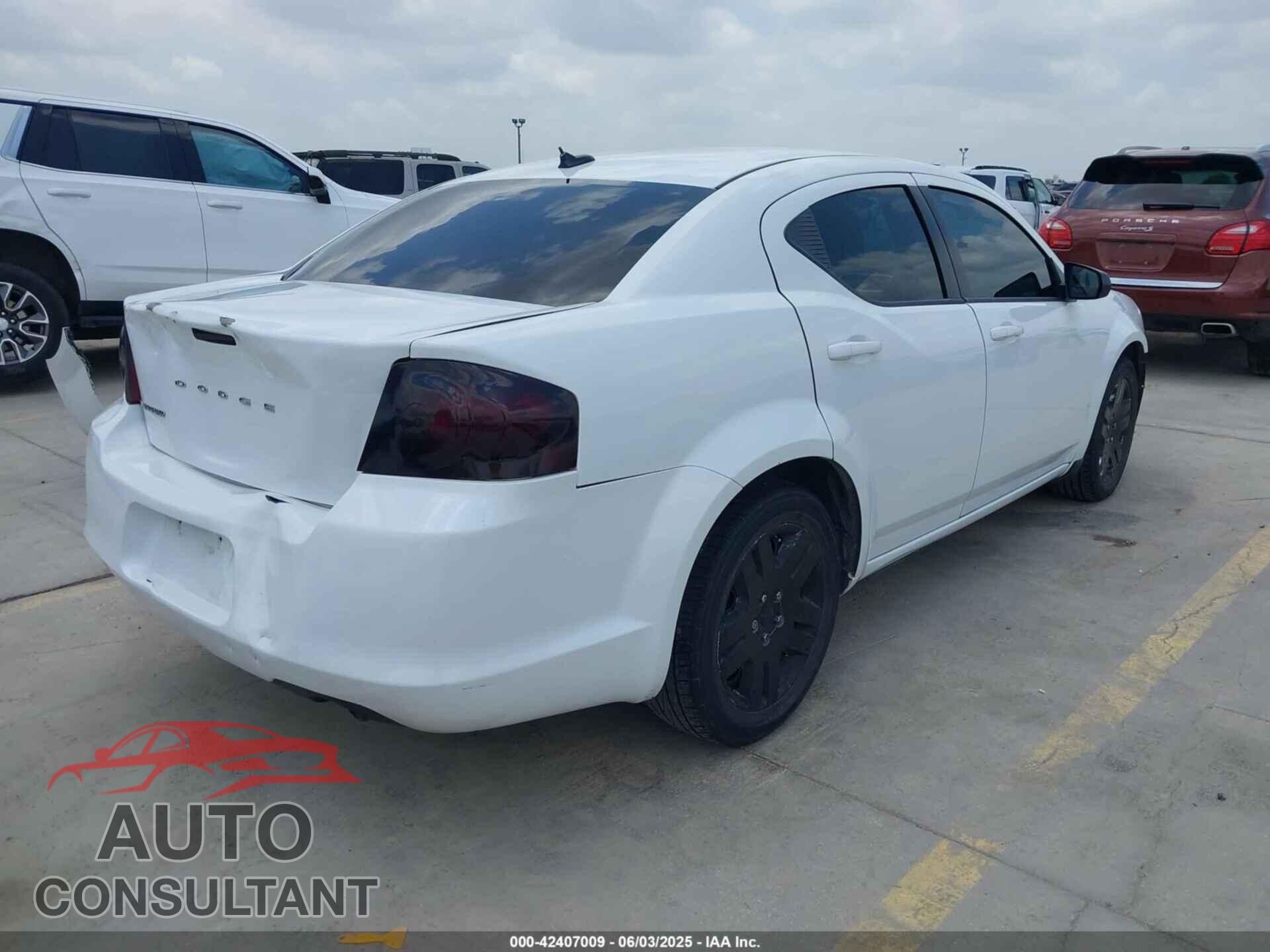 DODGE AVENGER 2013 - 1C3CDZAB3DN752018