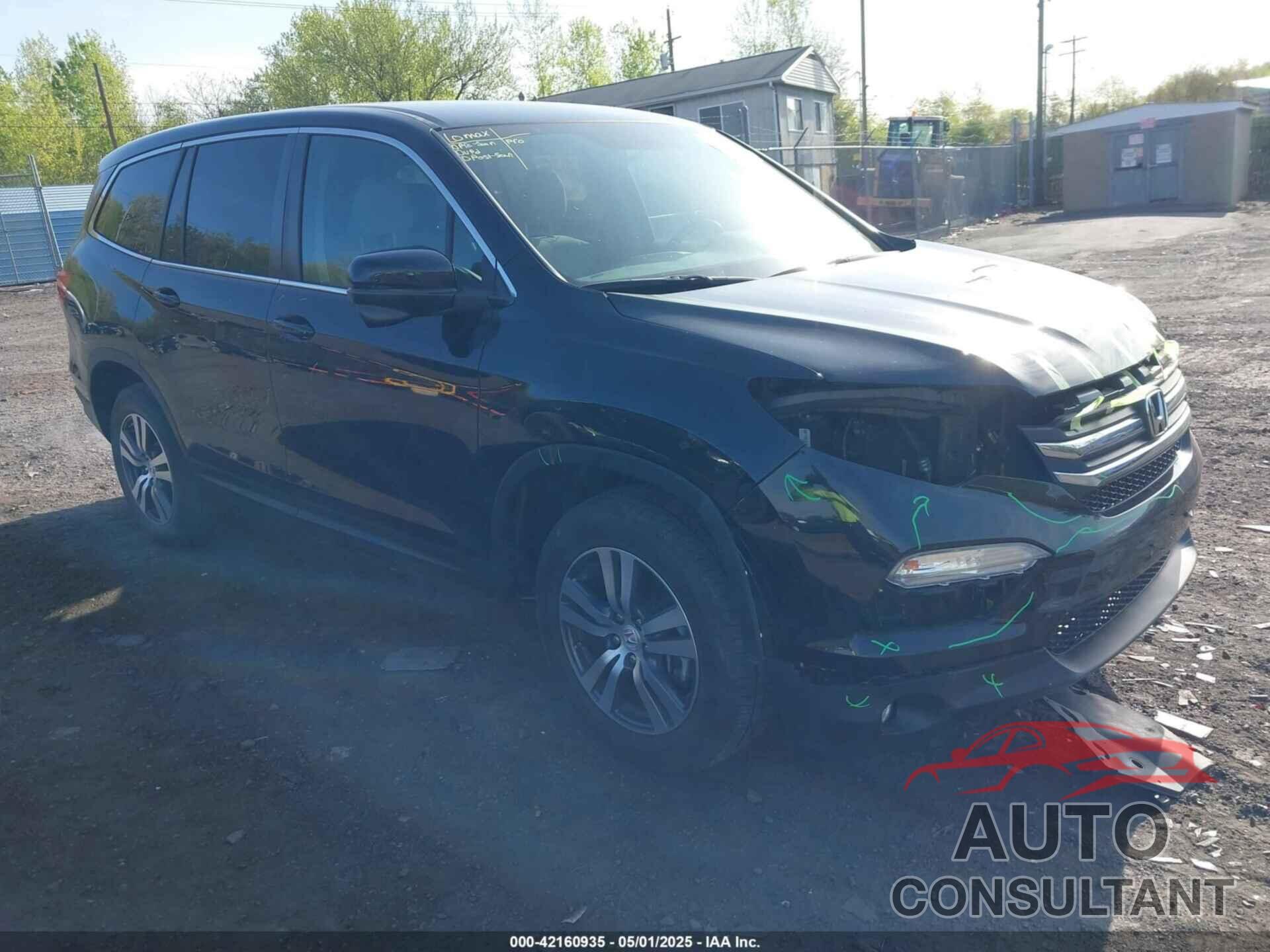 HONDA PILOT 2017 - 5FNYF6H36HB034332