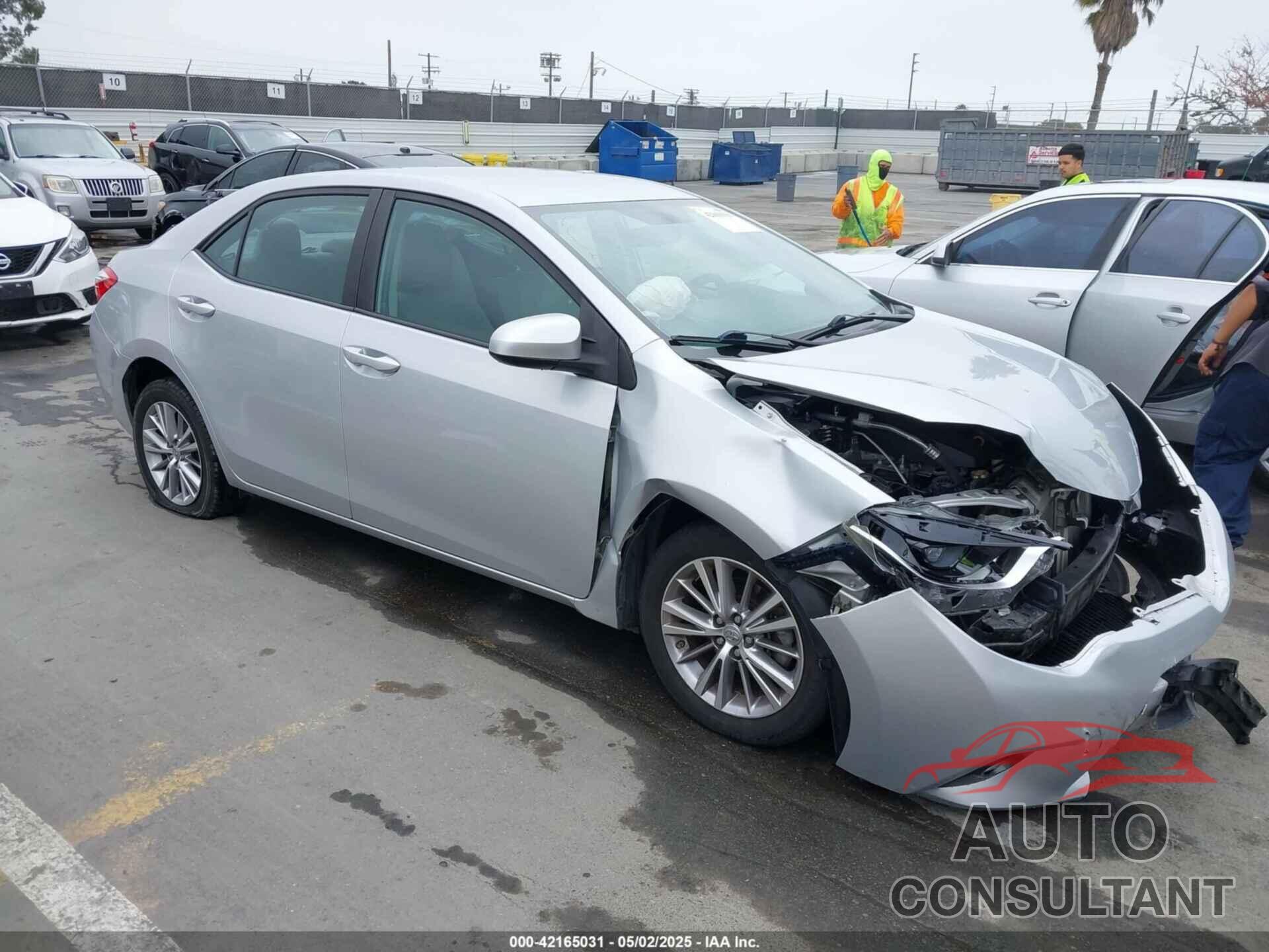 TOYOTA COROLLA 2015 - 5YFBURHE3FP282716