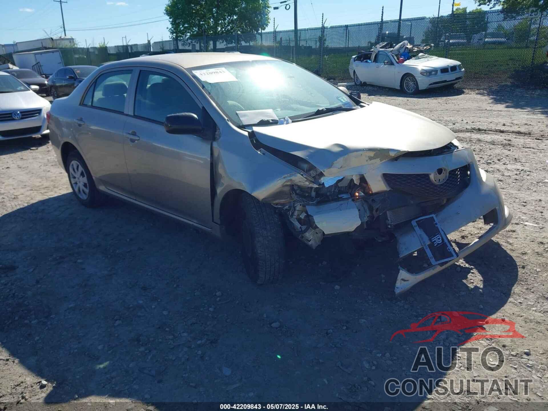 TOYOTA COROLLA 2009 - 1NXBU40E69Z044697