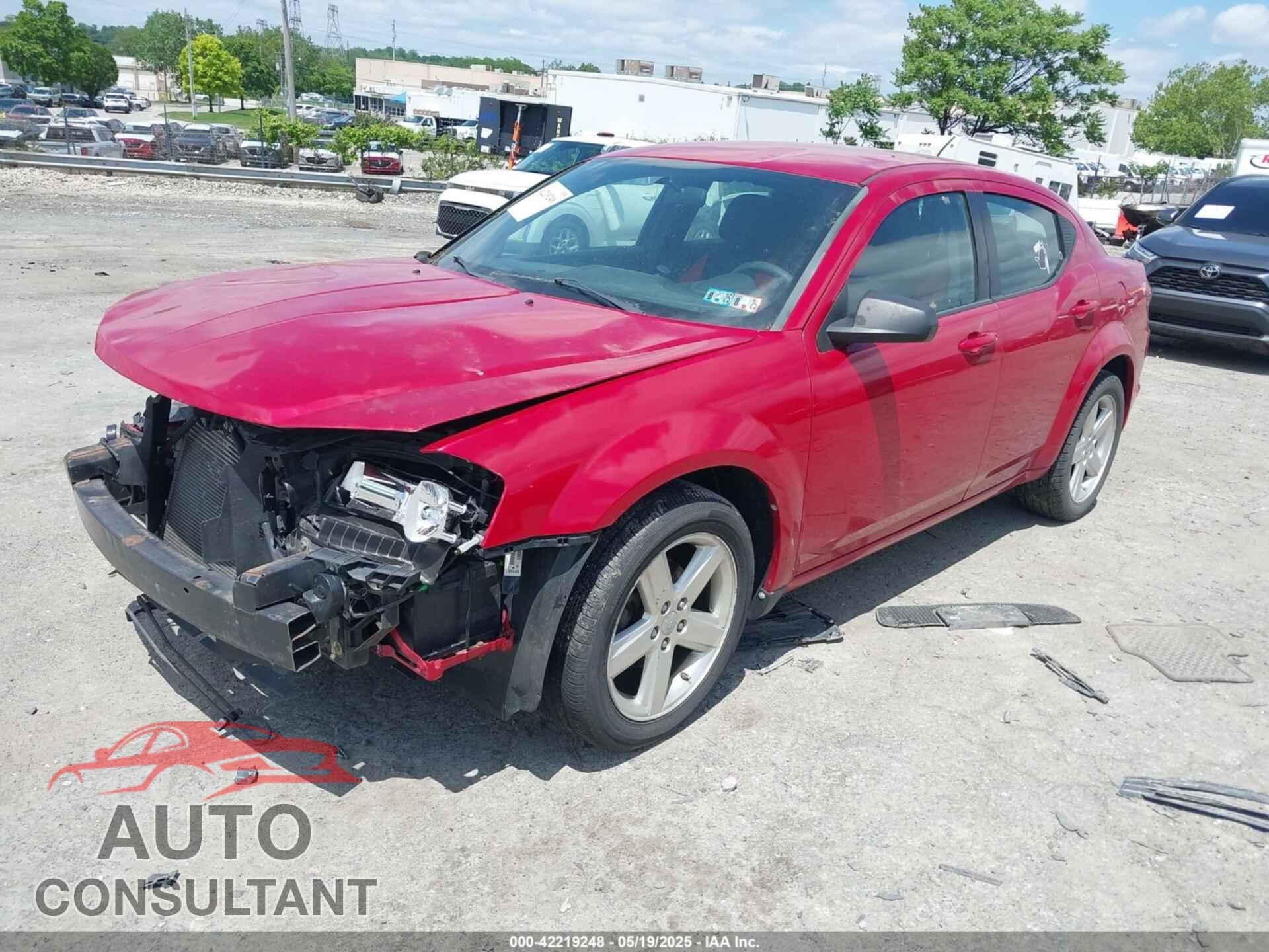 DODGE AVENGER 2013 - 1C3CDZAB0DN517530
