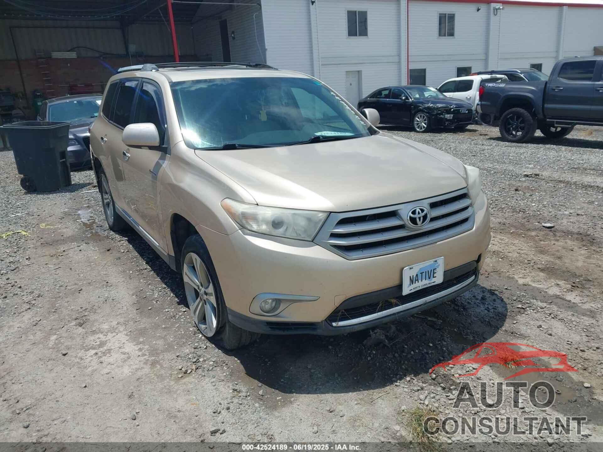 TOYOTA HIGHLANDER 2011 - 5TDDK3EH3BS070443