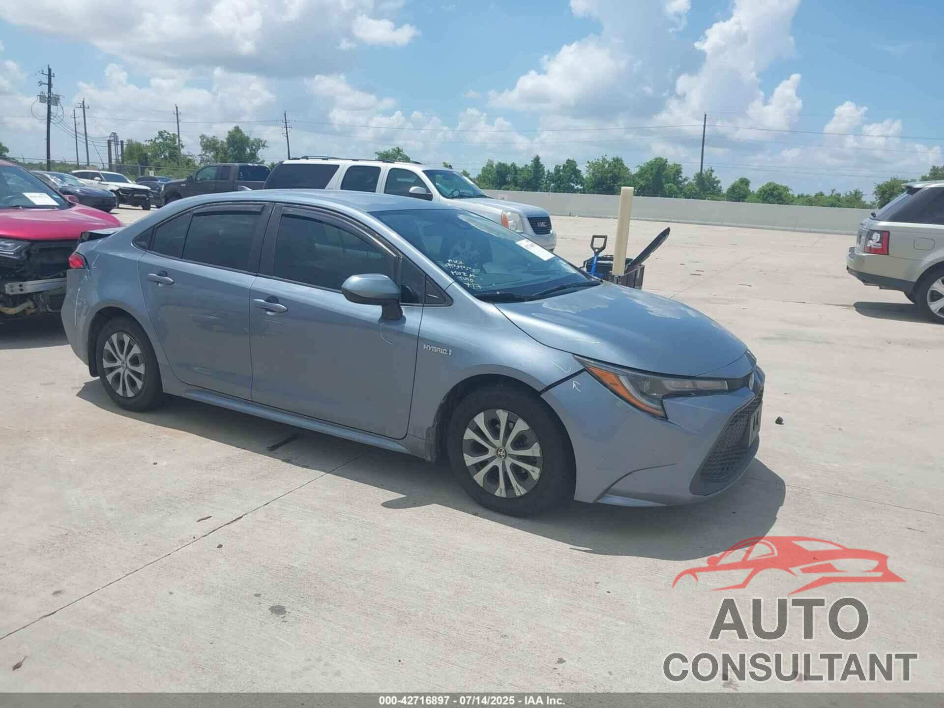 TOYOTA COROLLA 2021 - JTDEAMDE7MJ003705
