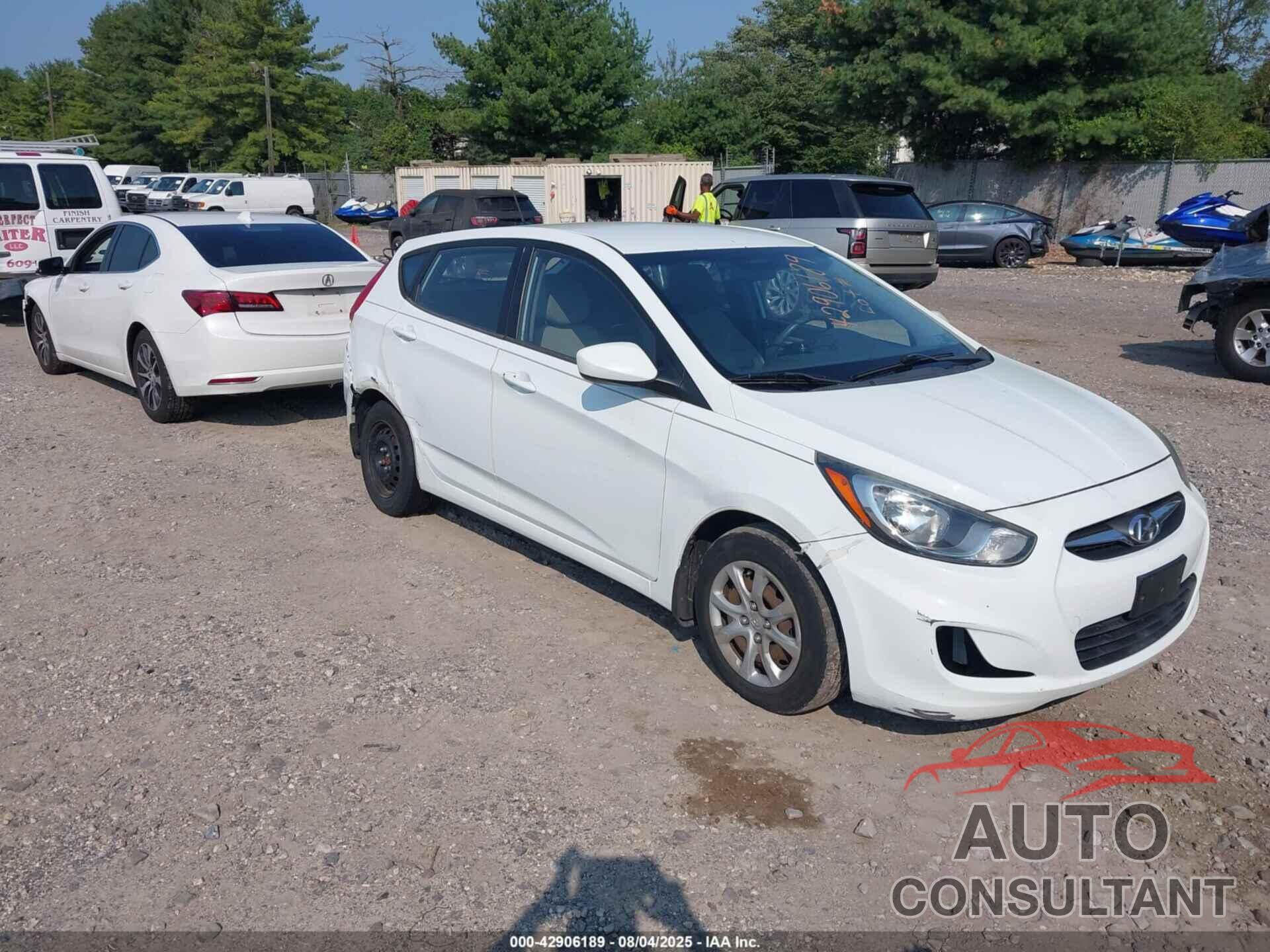 HYUNDAI ACCENT 2012 - KMHCT5AE4CU015542