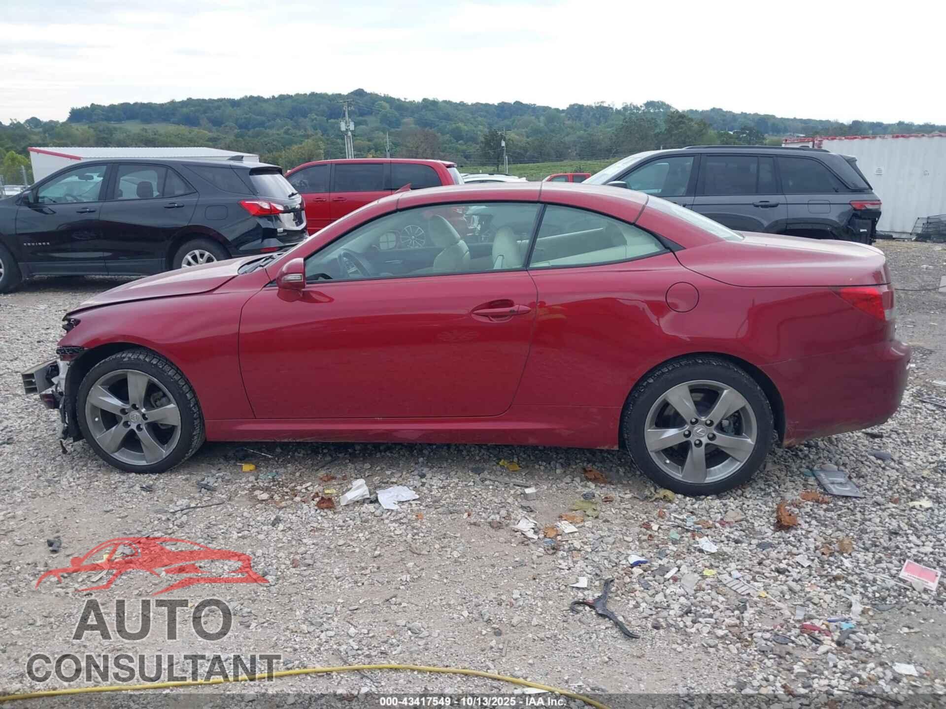 LEXUS IS 250C 2010 - JTHFF2C22A2513854