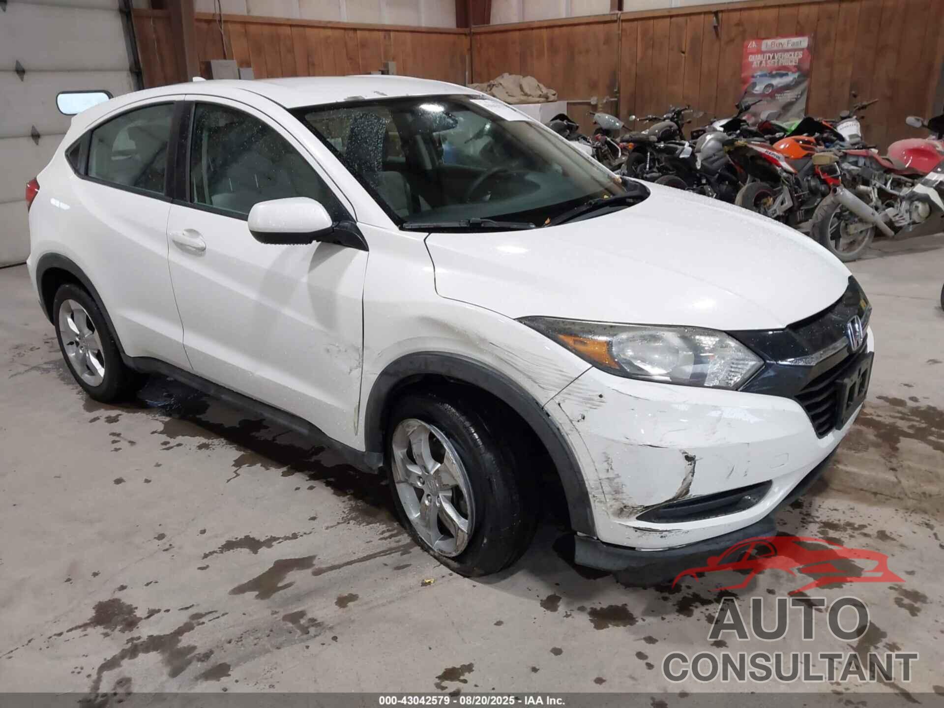 HONDA HR-V 2016 - 3CZRU6H36GM702578