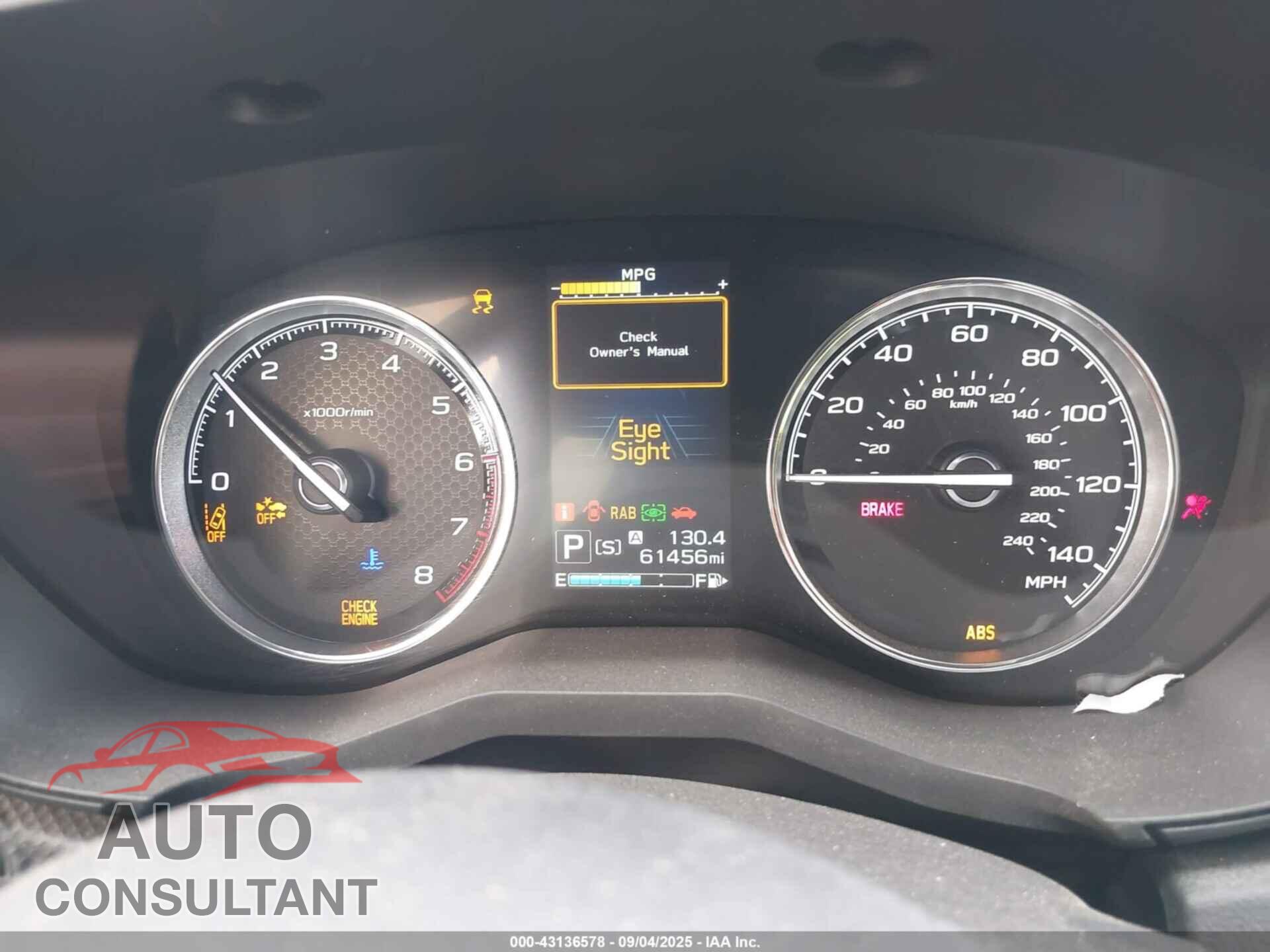 SUBARU FORESTER 2020 - JF2SKAXCXLH603473