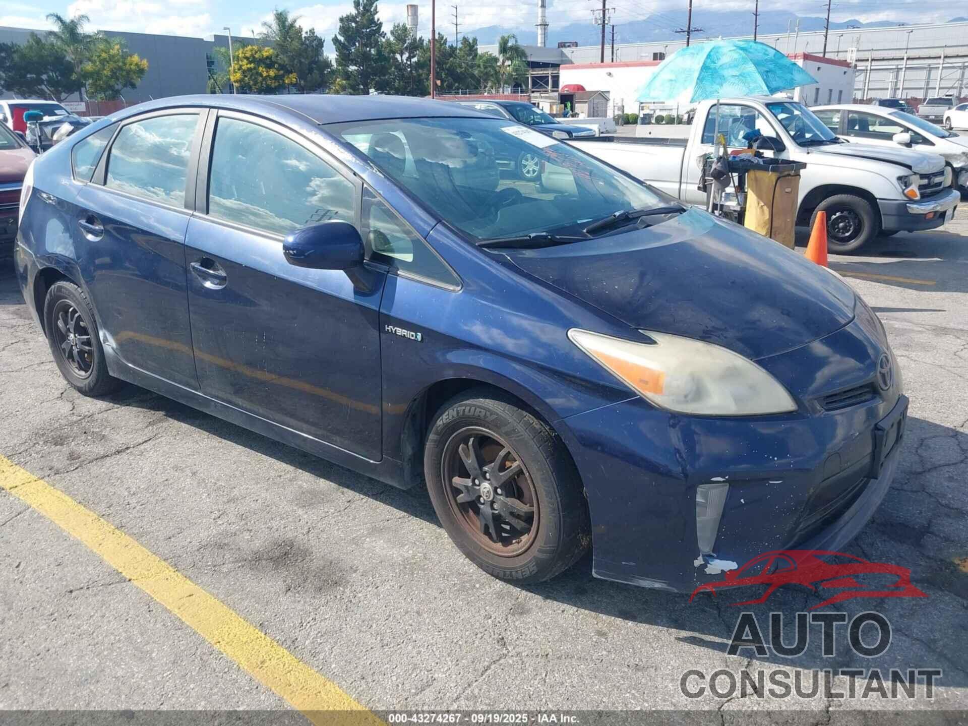 TOYOTA PRIUS 2013 - JTDKN3DU1D1637357