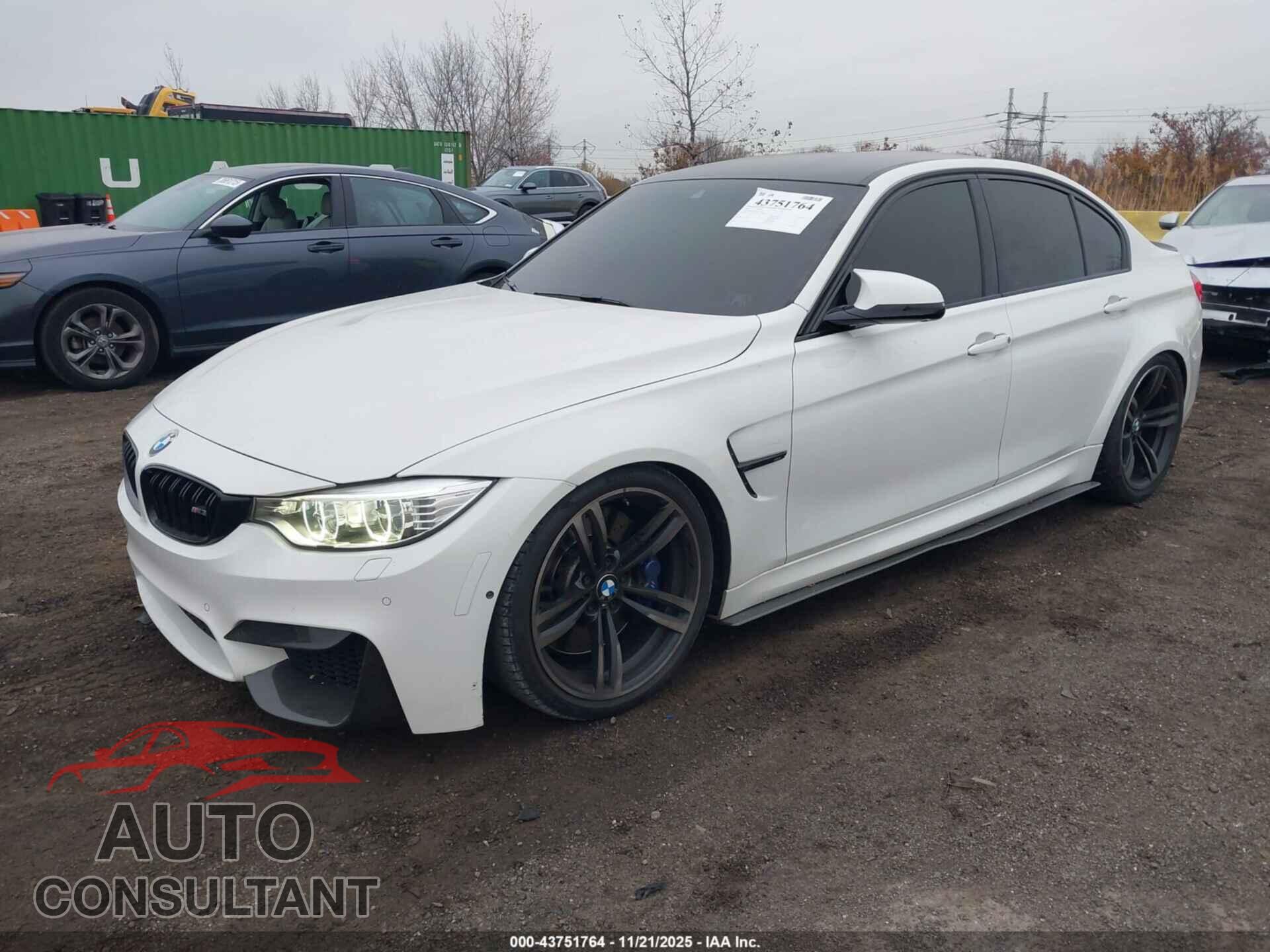 BMW M3 2016 - WBS8M9C5XG5E68359