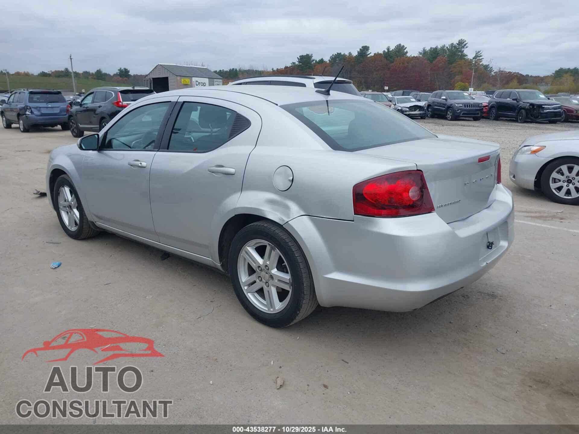 DODGE AVENGER 2012 - 1C3CDZCB5CN190506