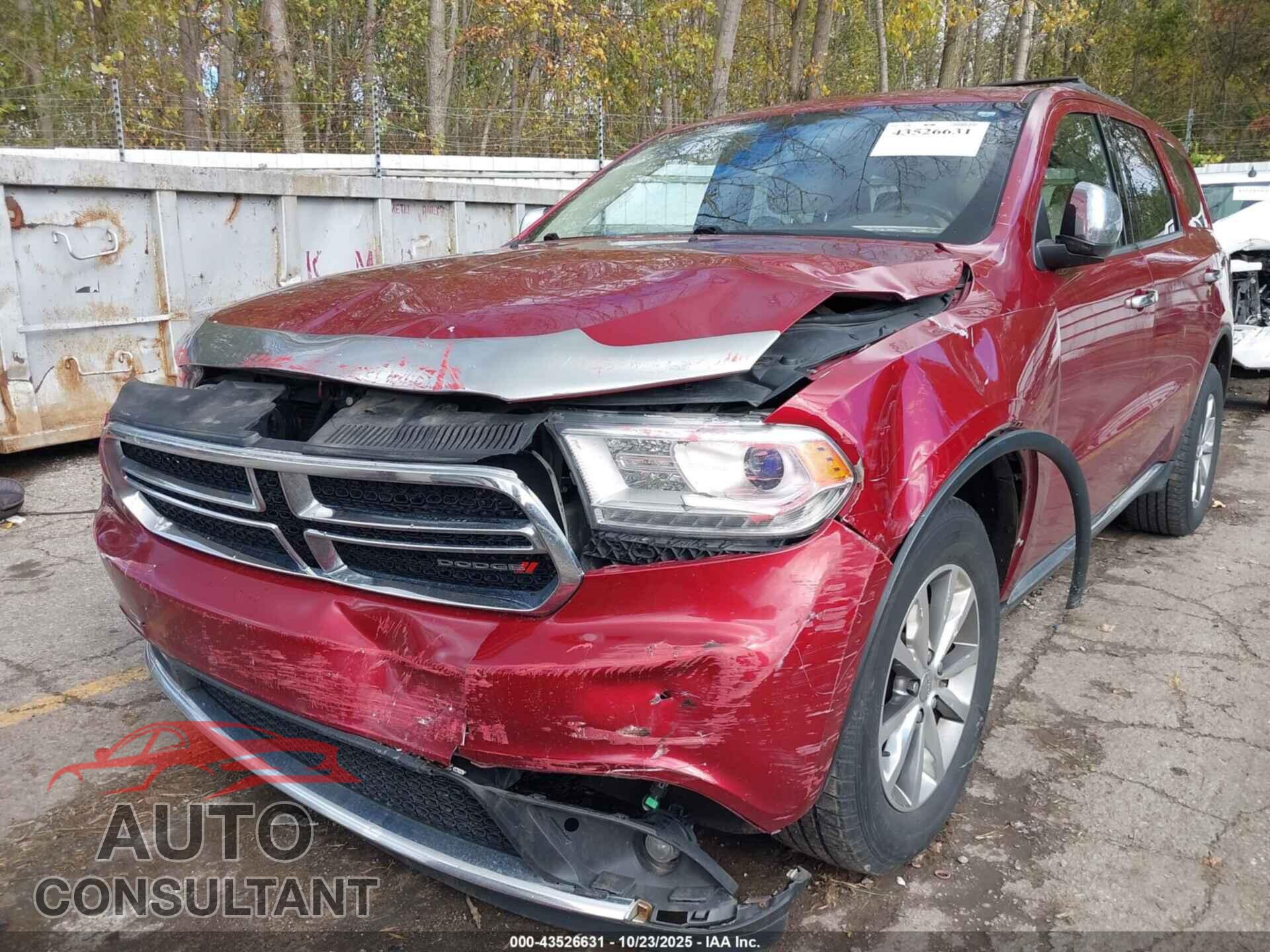 DODGE DURANGO 2015 - 1C4RDJDG0FC120638
