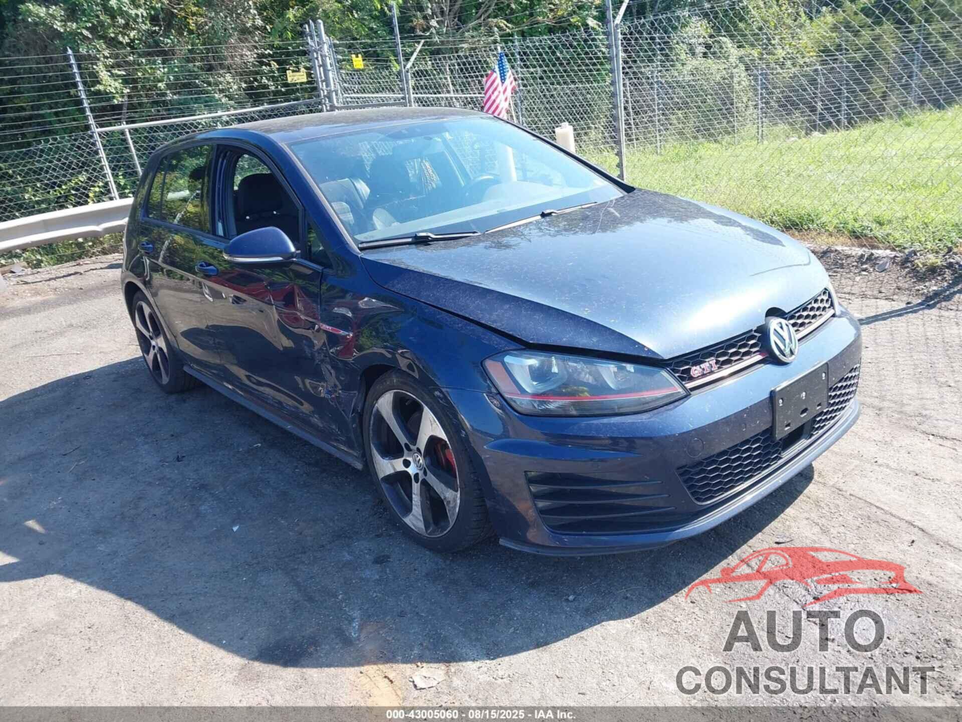 VOLKSWAGEN GOLF GTI 2015 - 3VW5T7AUXFM086752