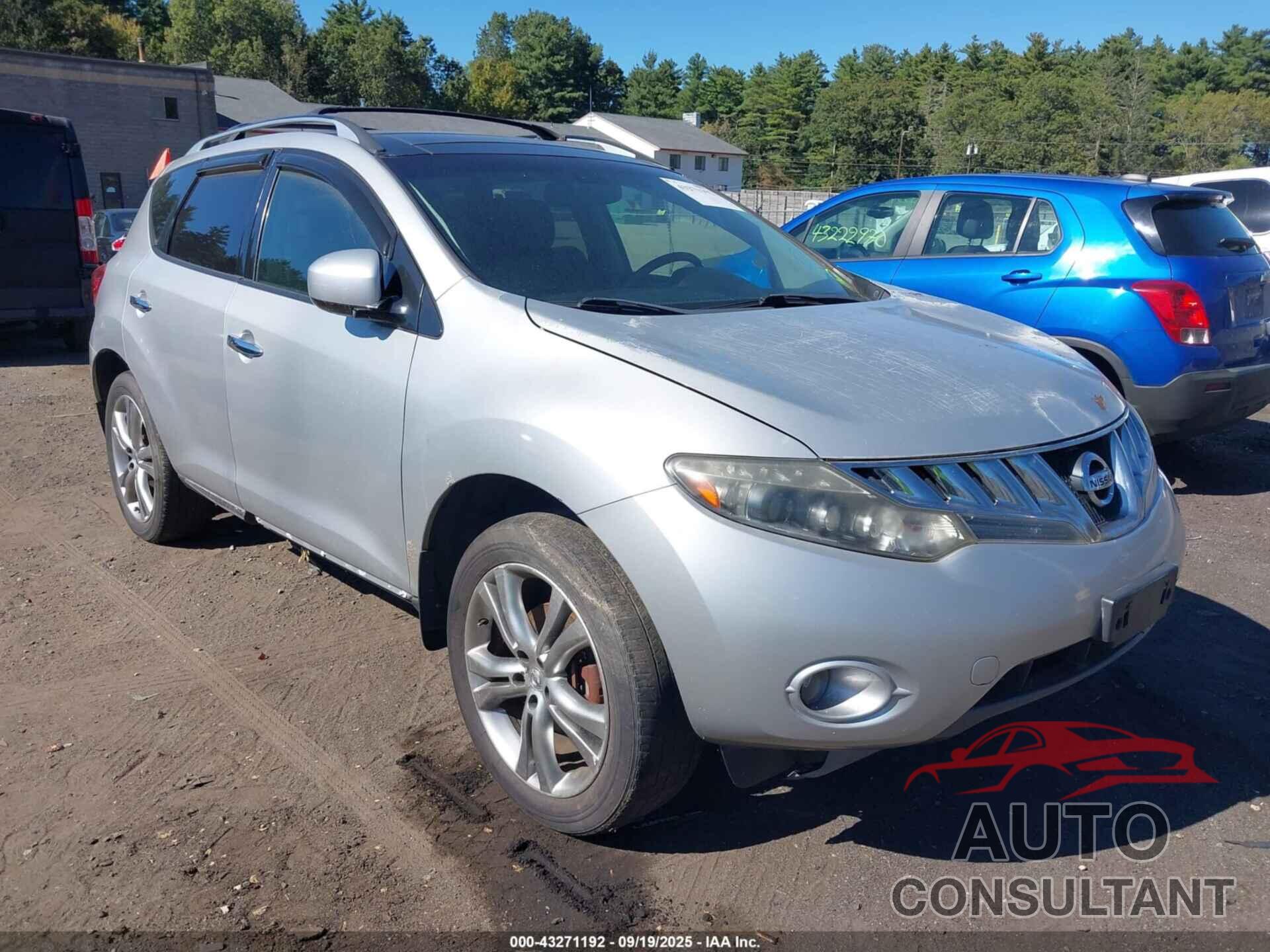 NISSAN MURANO 2010 - JN8AZ1MW7AW125613