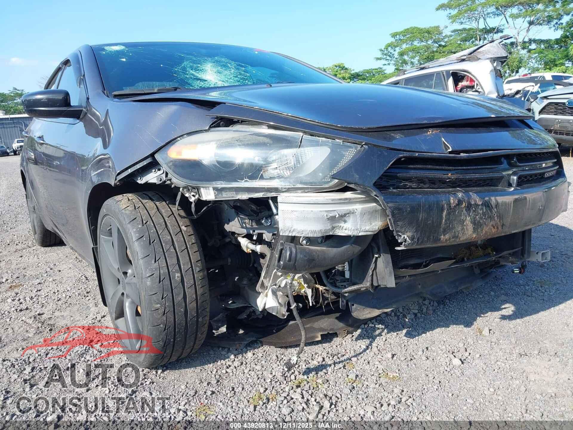 DODGE DART 2015 - 1C3CDFBB5FD345159