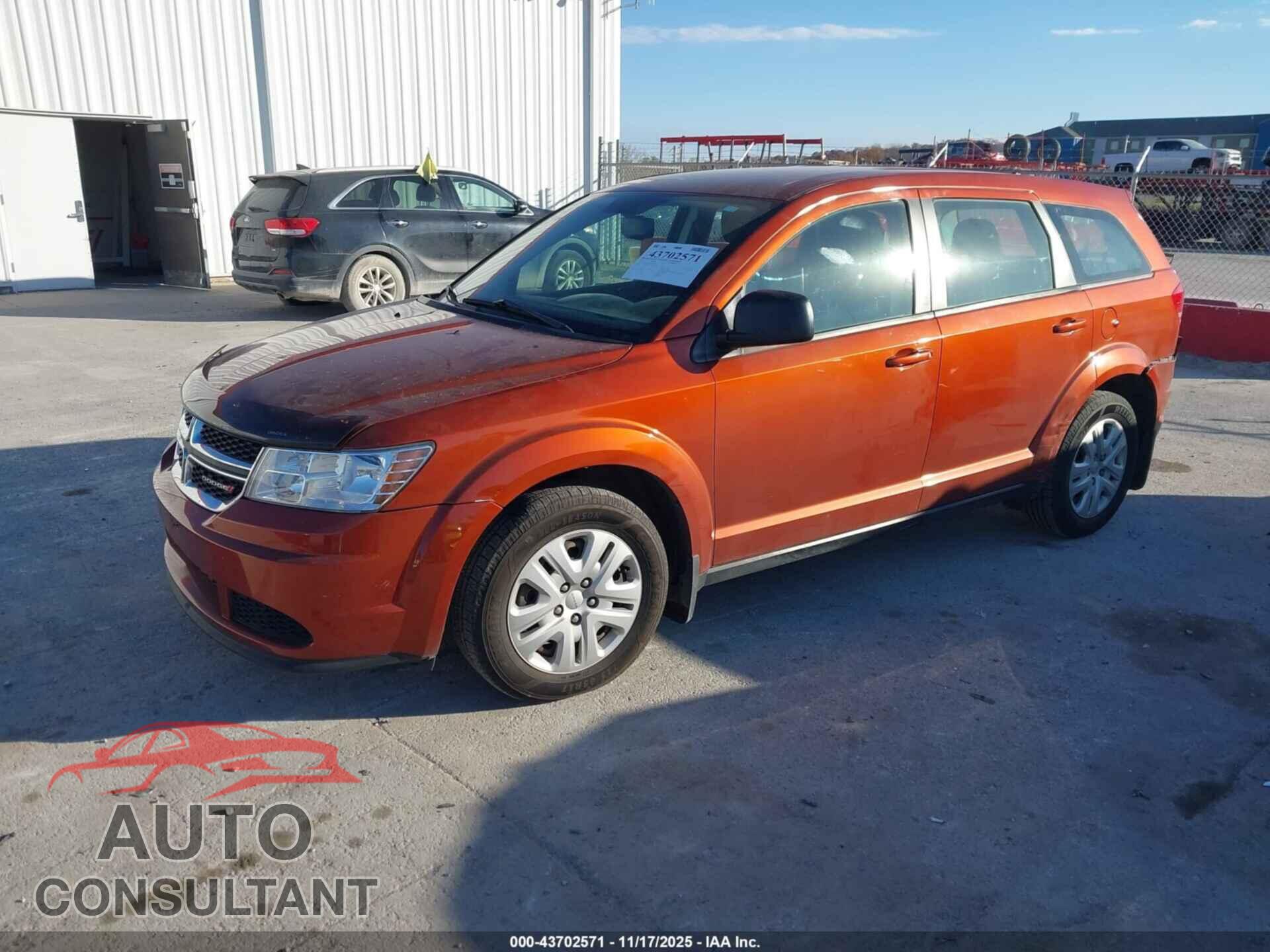 DODGE JOURNEY 2014 - 3C4PDCAB8ET197210