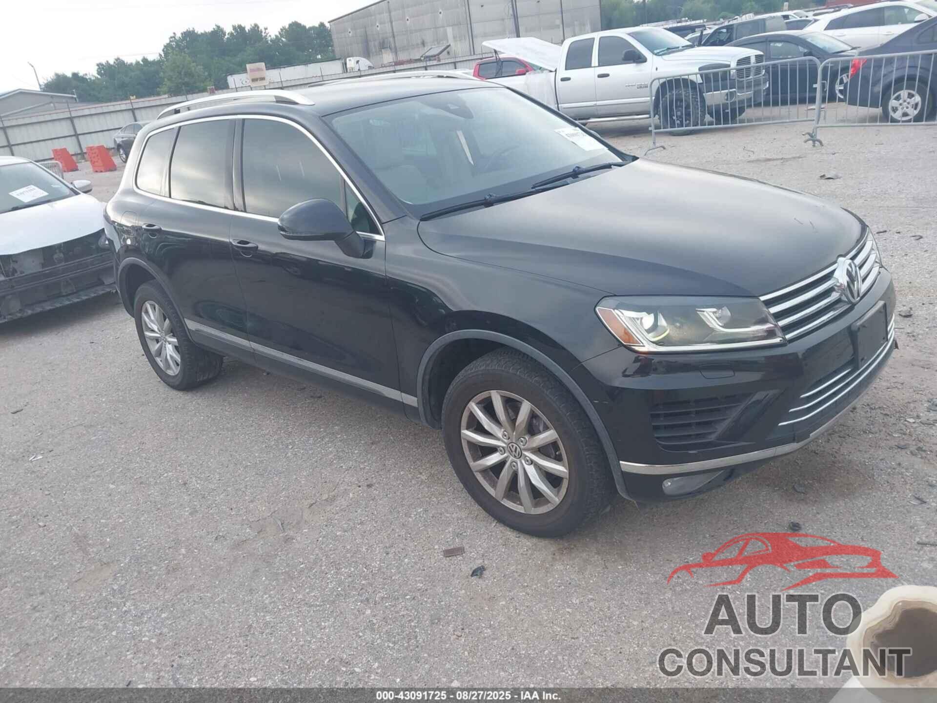 VOLKSWAGEN TOUAREG 2016 - WVGEF9BP9GD005277