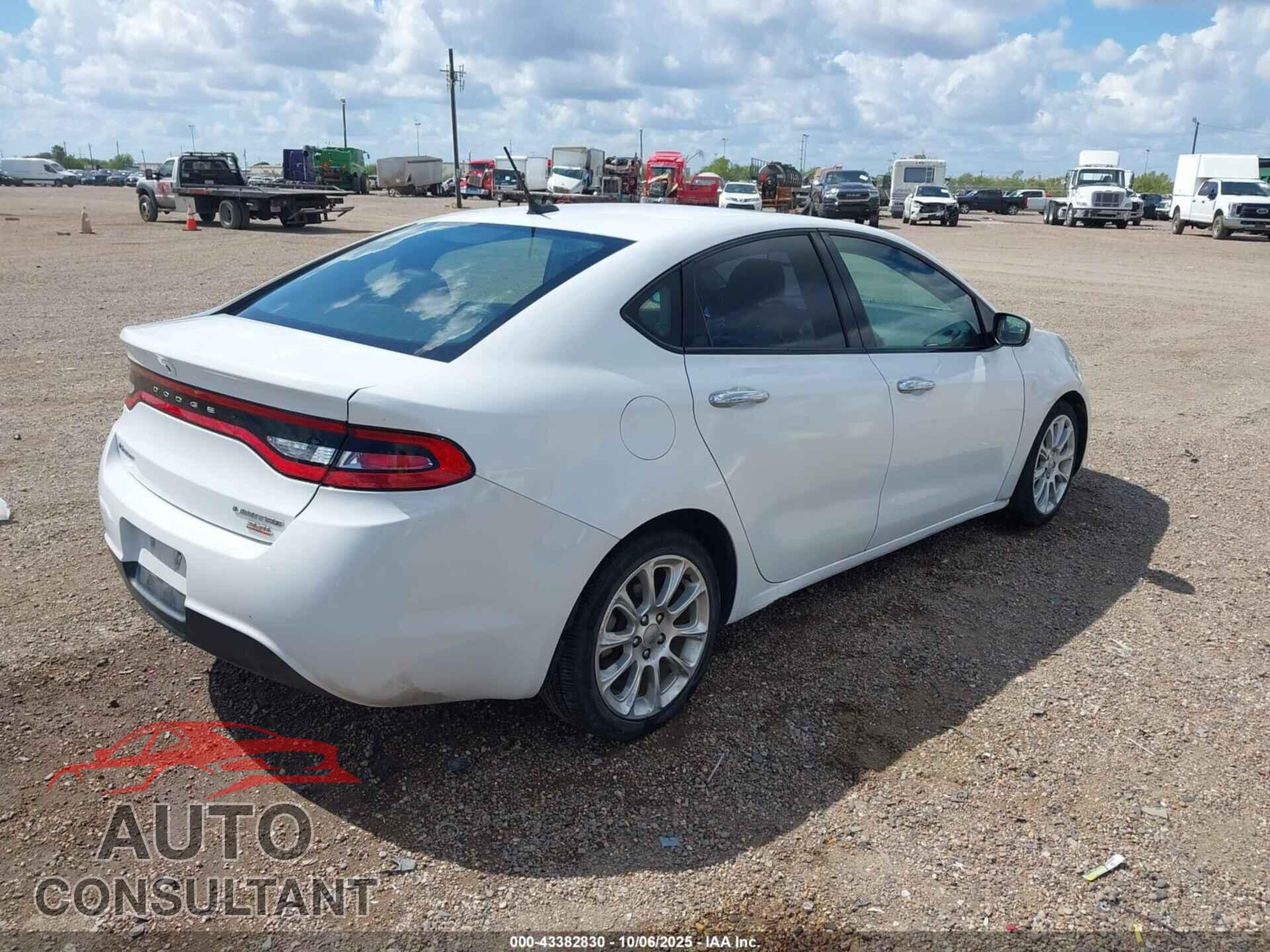 DODGE DART 2014 - 1C3CDFCB4ED819700