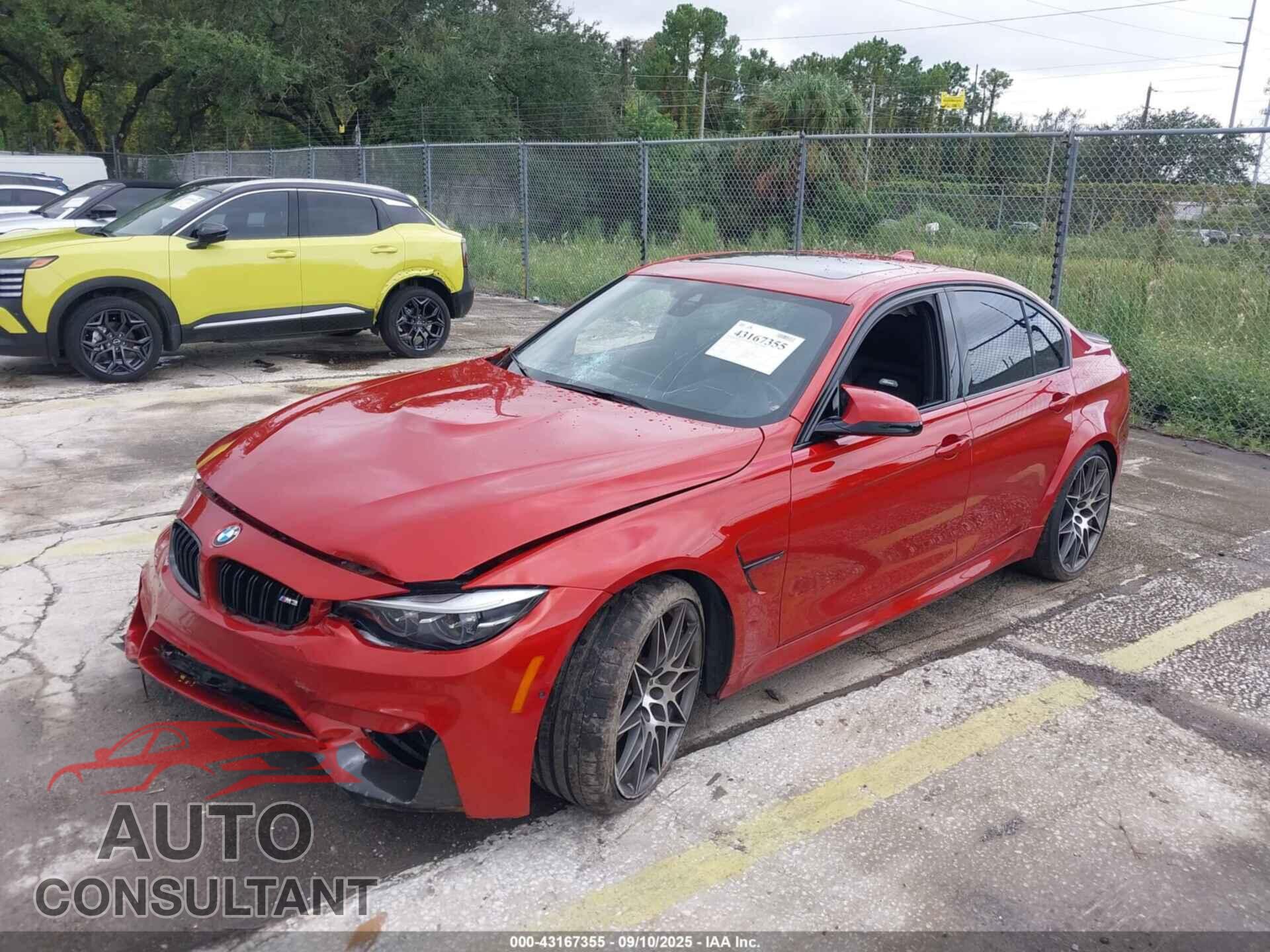 BMW M3 2018 - WBS8M9C59J5L72033
