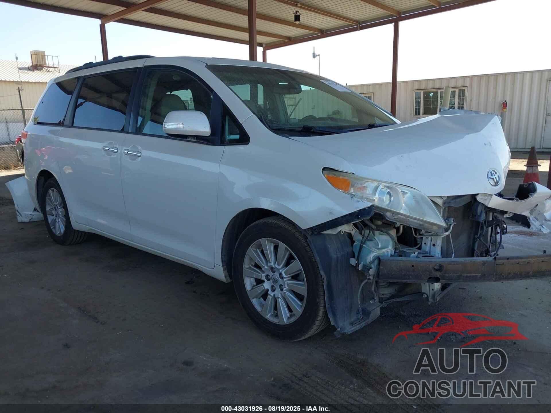 TOYOTA SIENNA 2014 - 5TDDK3DC1ES093312