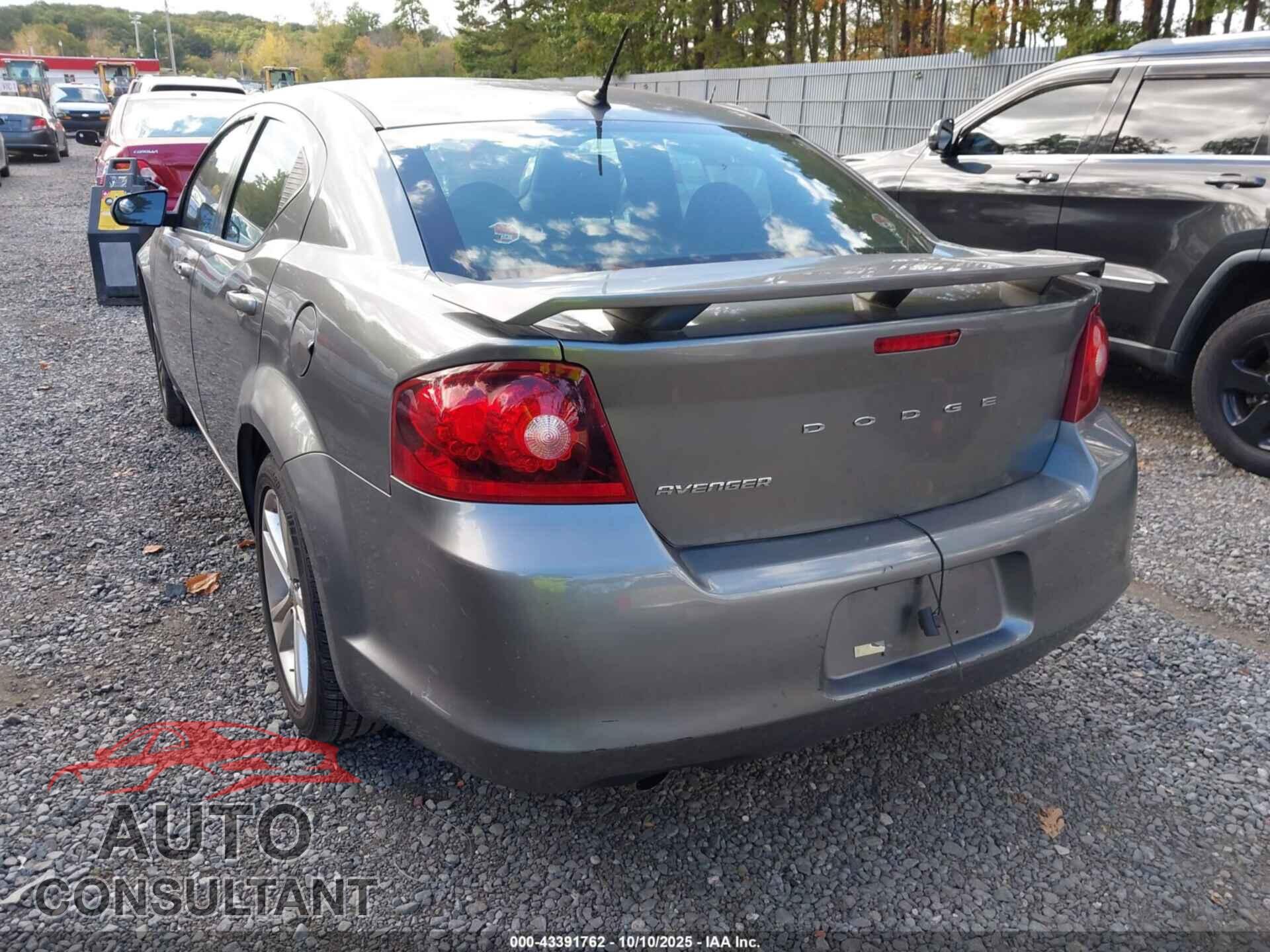 DODGE AVENGER 2012 - 1C3CDZAG1CN313359