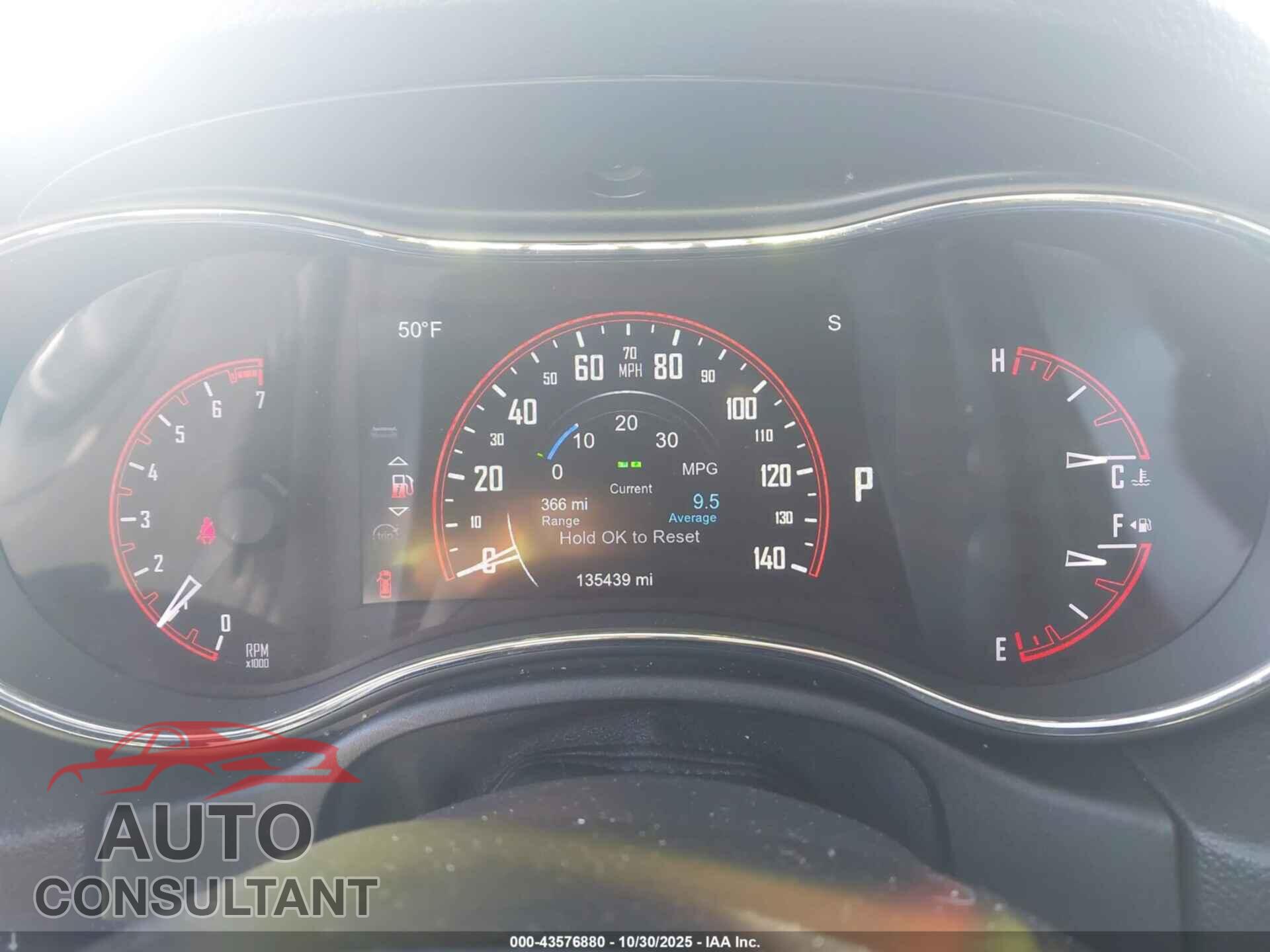 DODGE DURANGO 2014 - 1C4RDJAG9EC592260