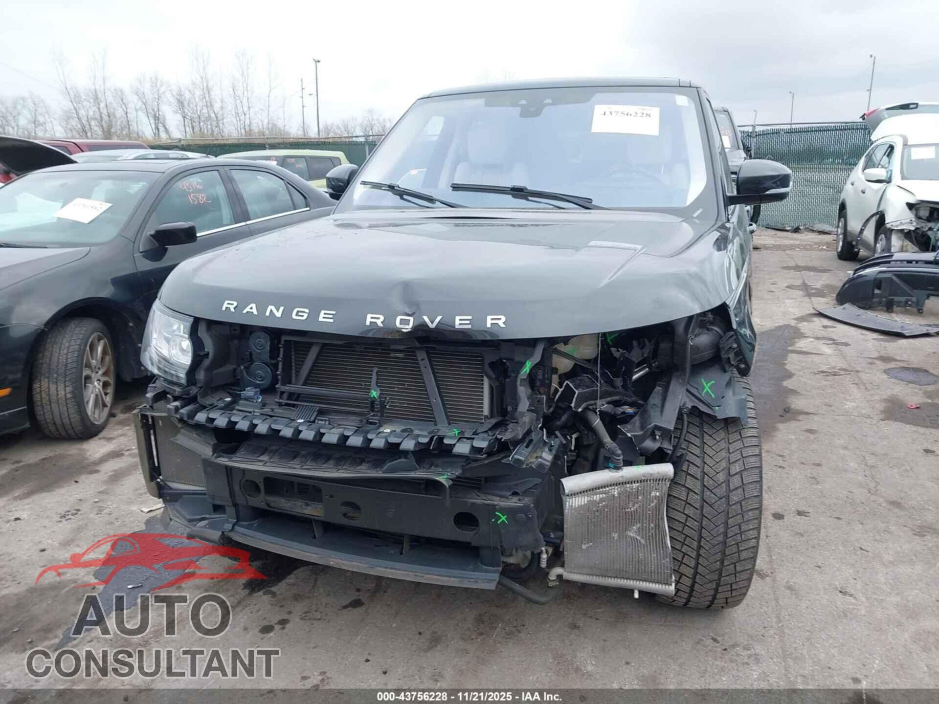 LAND ROVER RANGE ROVER 2017 - SALGS2FV3HA358103