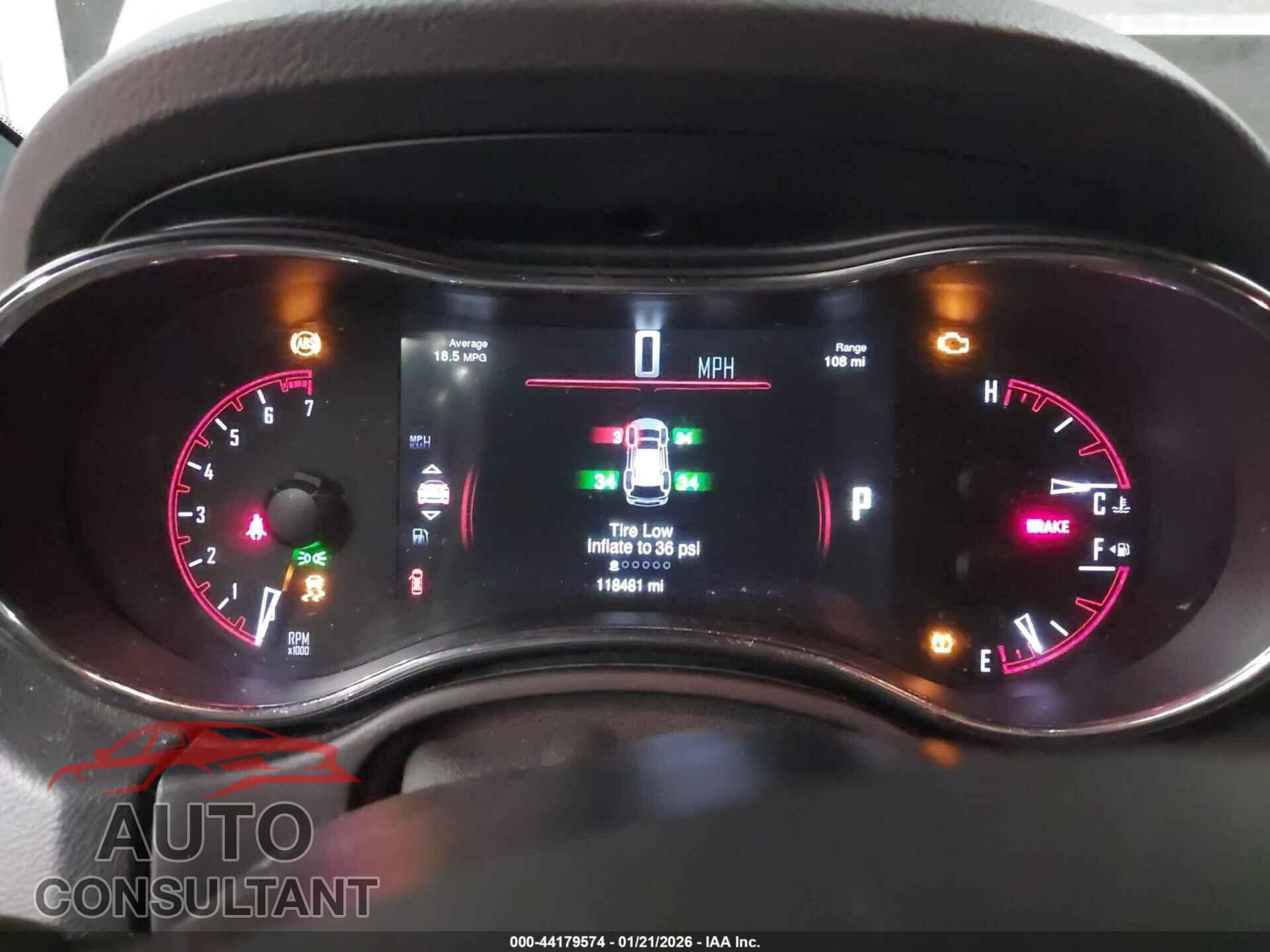 DODGE DURANGO 2015 - 1C4RDHAG1FC786503