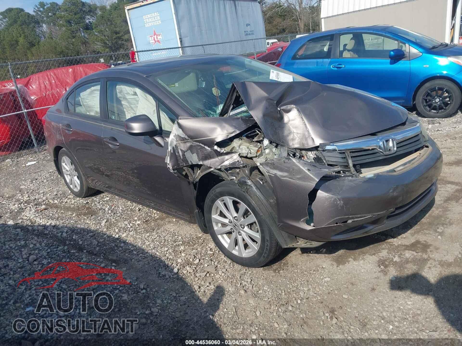 HONDA CIVIC 2012 - 19XFB2F87CE021985