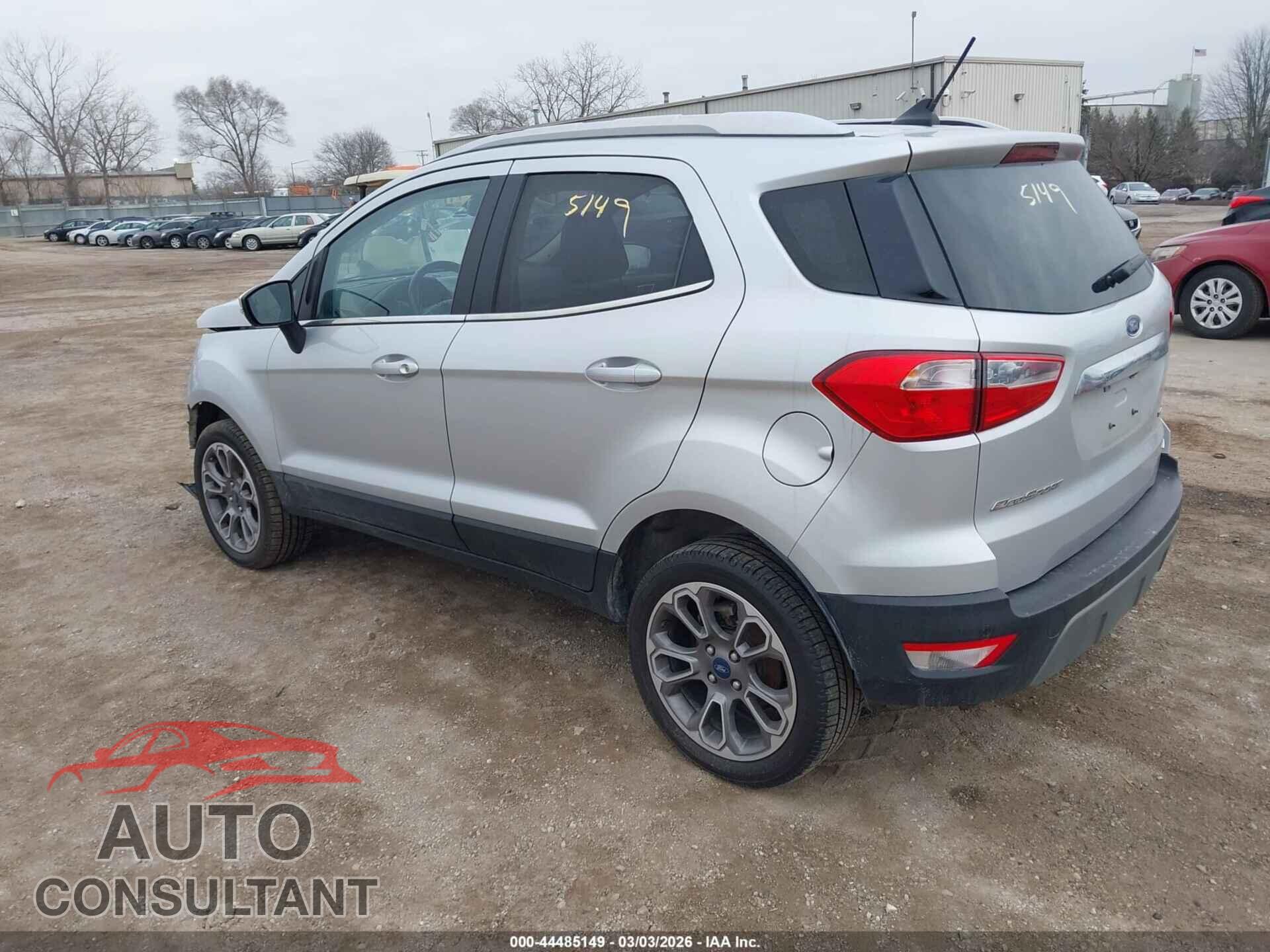 FORD ECOSPORT 2021 - MAJ6S3KL7MC397729