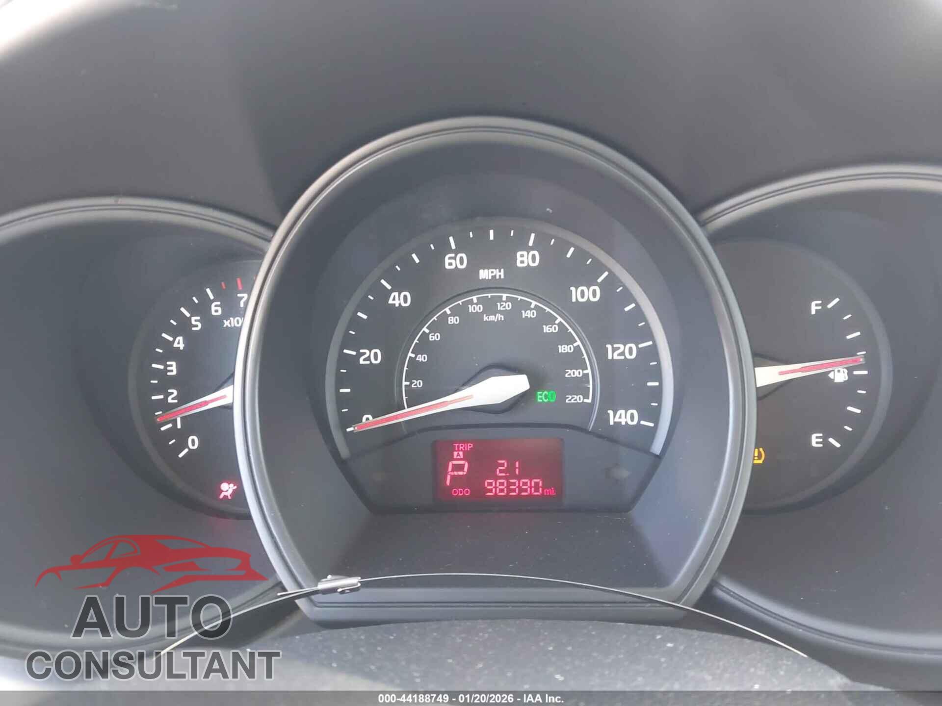 KIA RIO5 2012 - KNADN5A3XC6044093