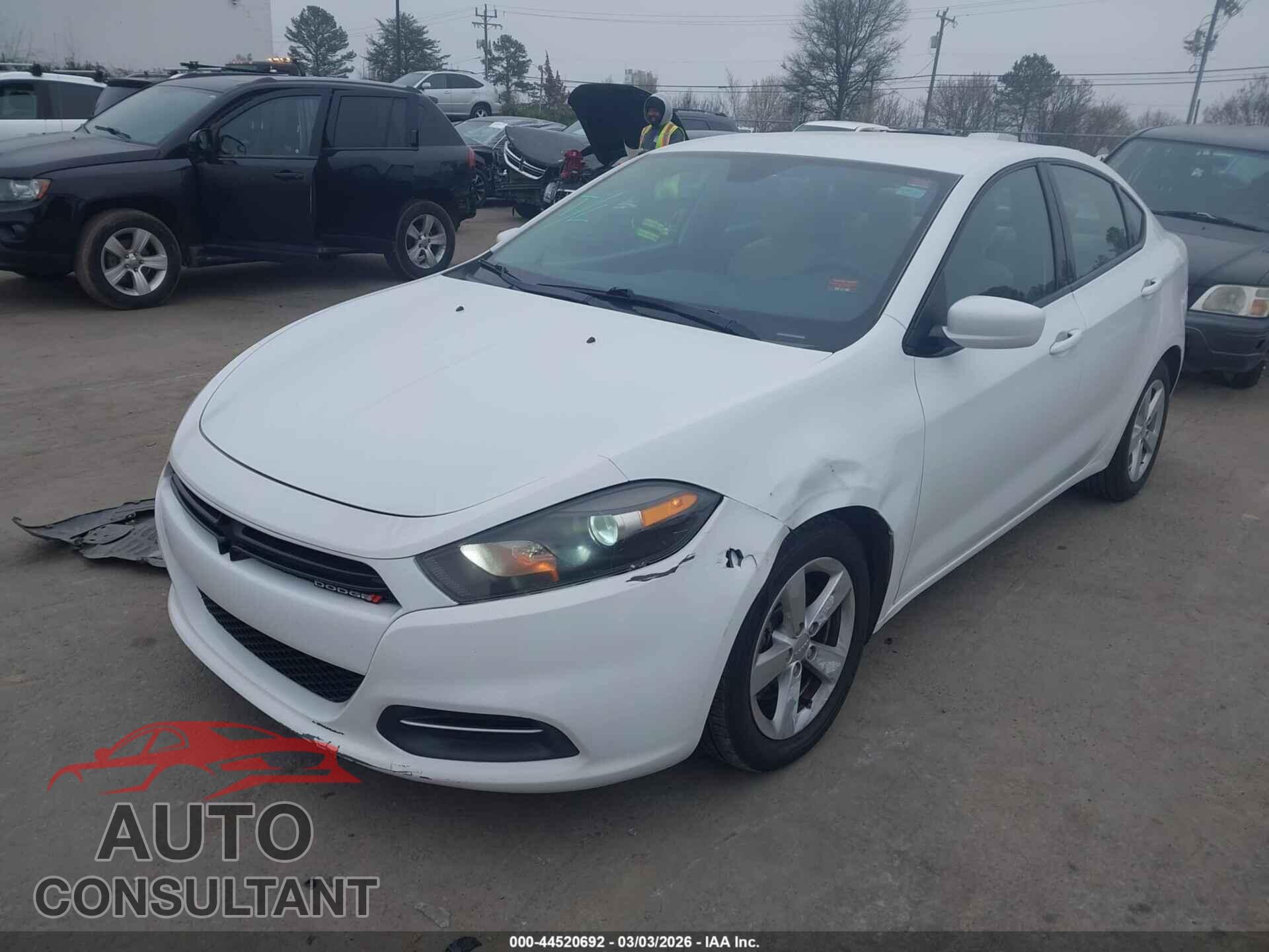 DODGE DART 2015 - 1C3CDFBB2FD431710