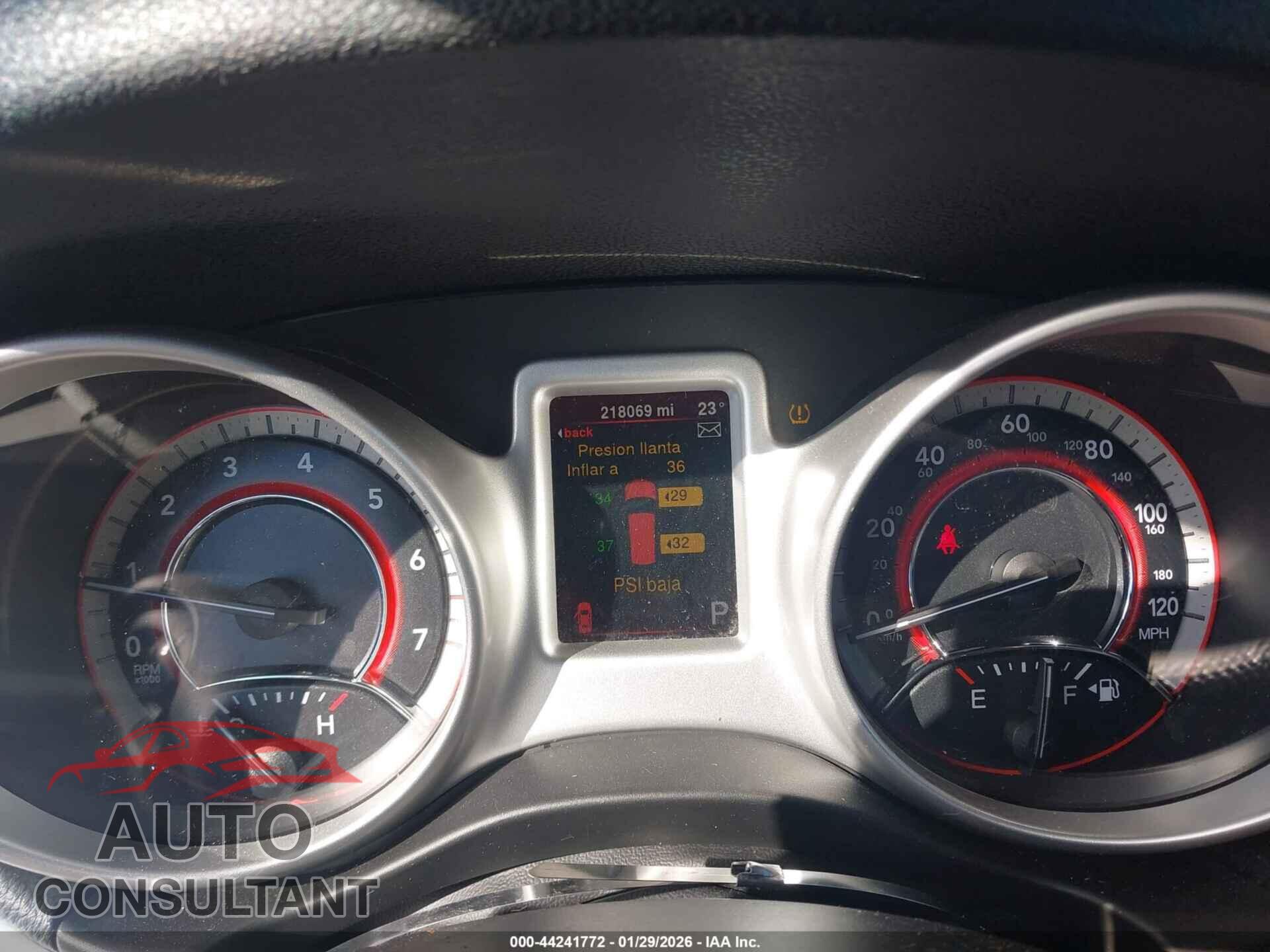 DODGE JOURNEY 2014 - 3C4PDCBB7ET216697