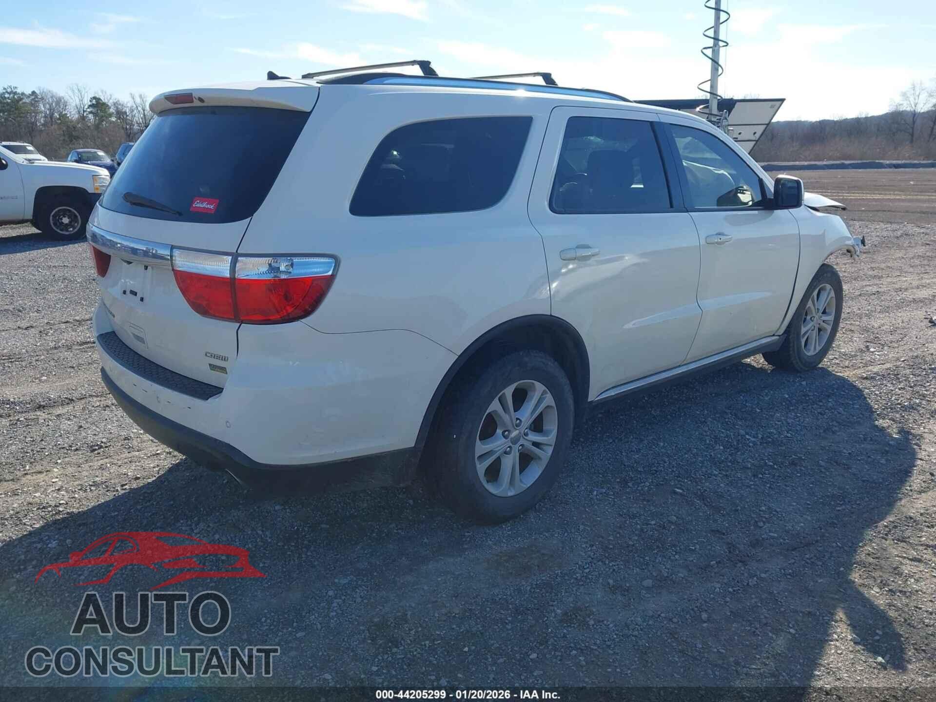 DODGE DURANGO 2011 - 1D4RD4GG7BC660272