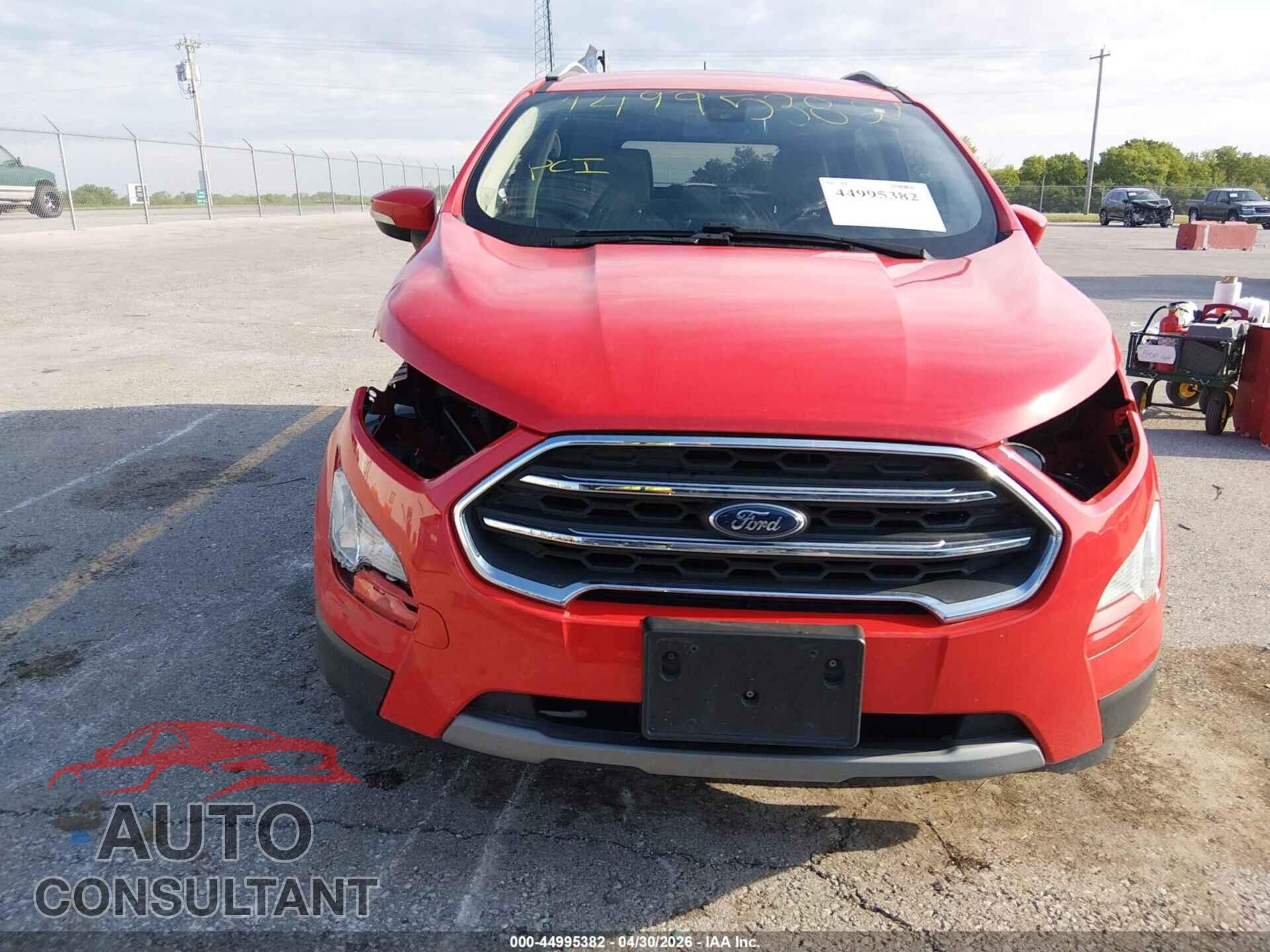 FORD ECOSPORT 2019 - MAJ6S3KL1KC296540