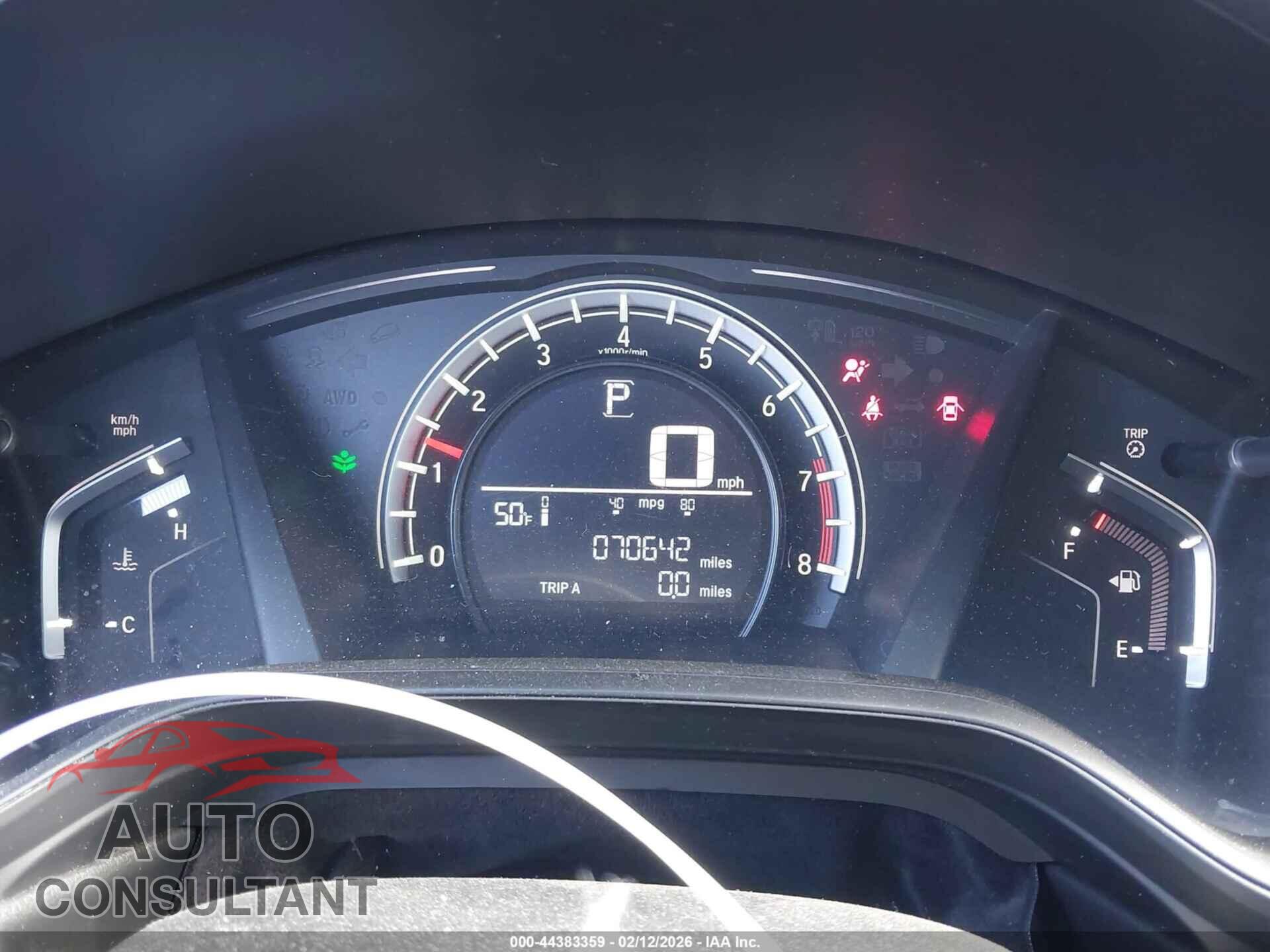 HONDA CR-V 2019 - 2HKRW6H34KH233473