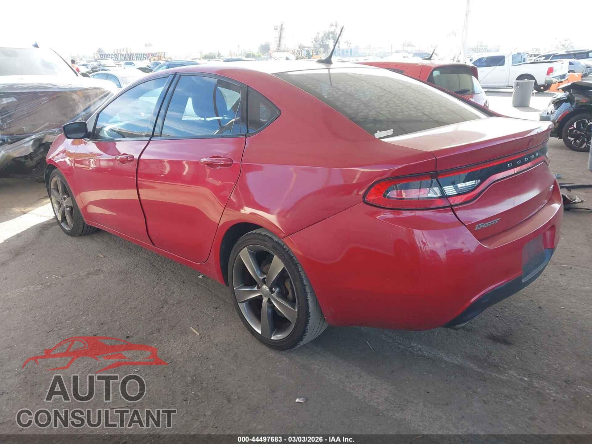 DODGE DART 2014 - 1C3CDFEB7ED919528