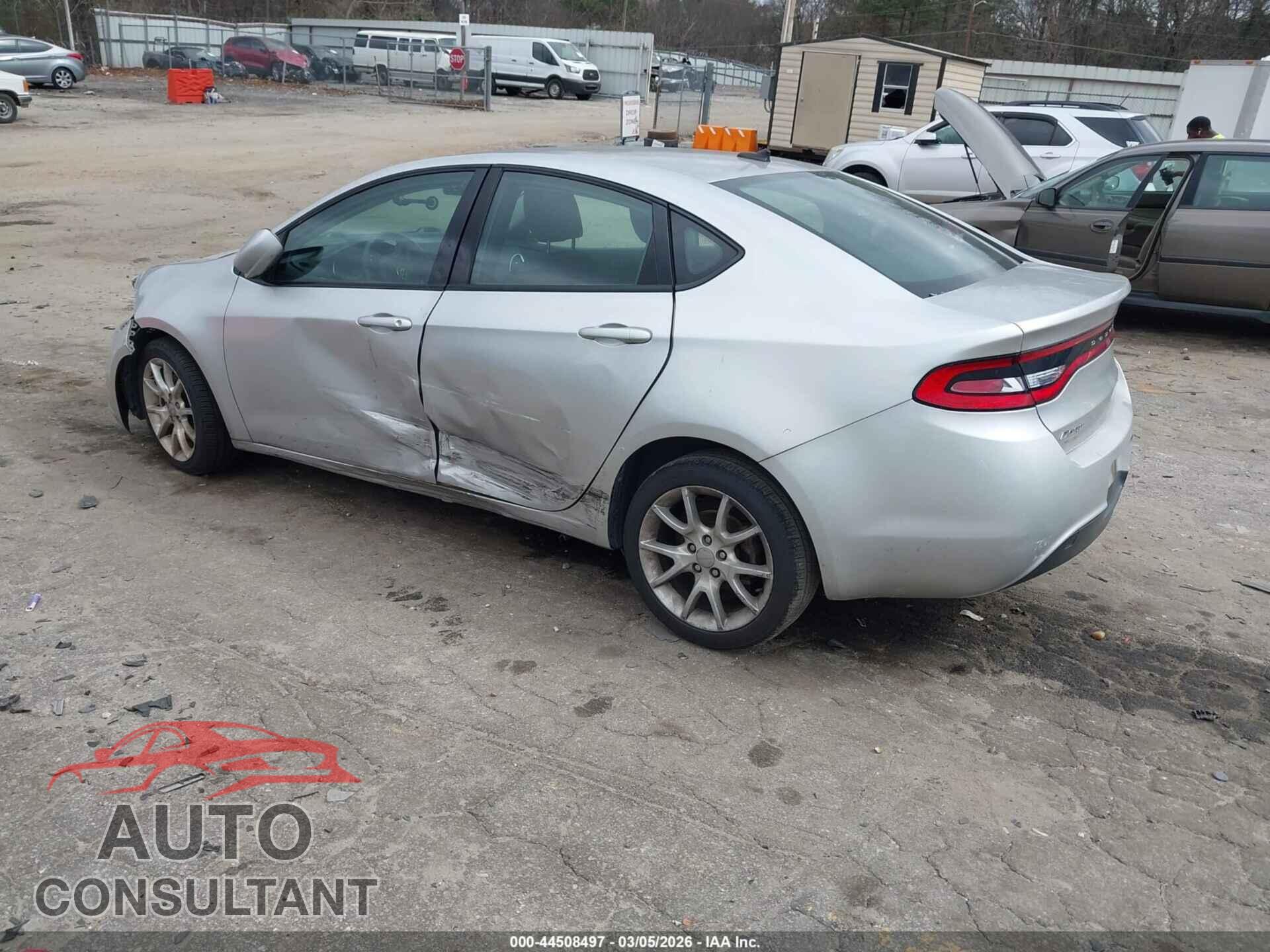 DODGE DART 2013 - 1C3CDFBA9DD318180