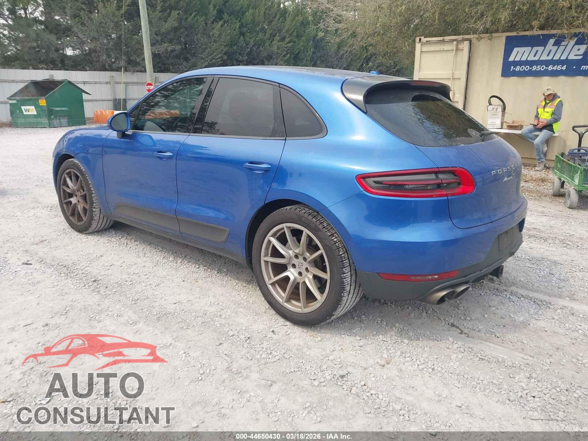 PORSCHE MACAN 2015 - WP1AB2A52FLB43476