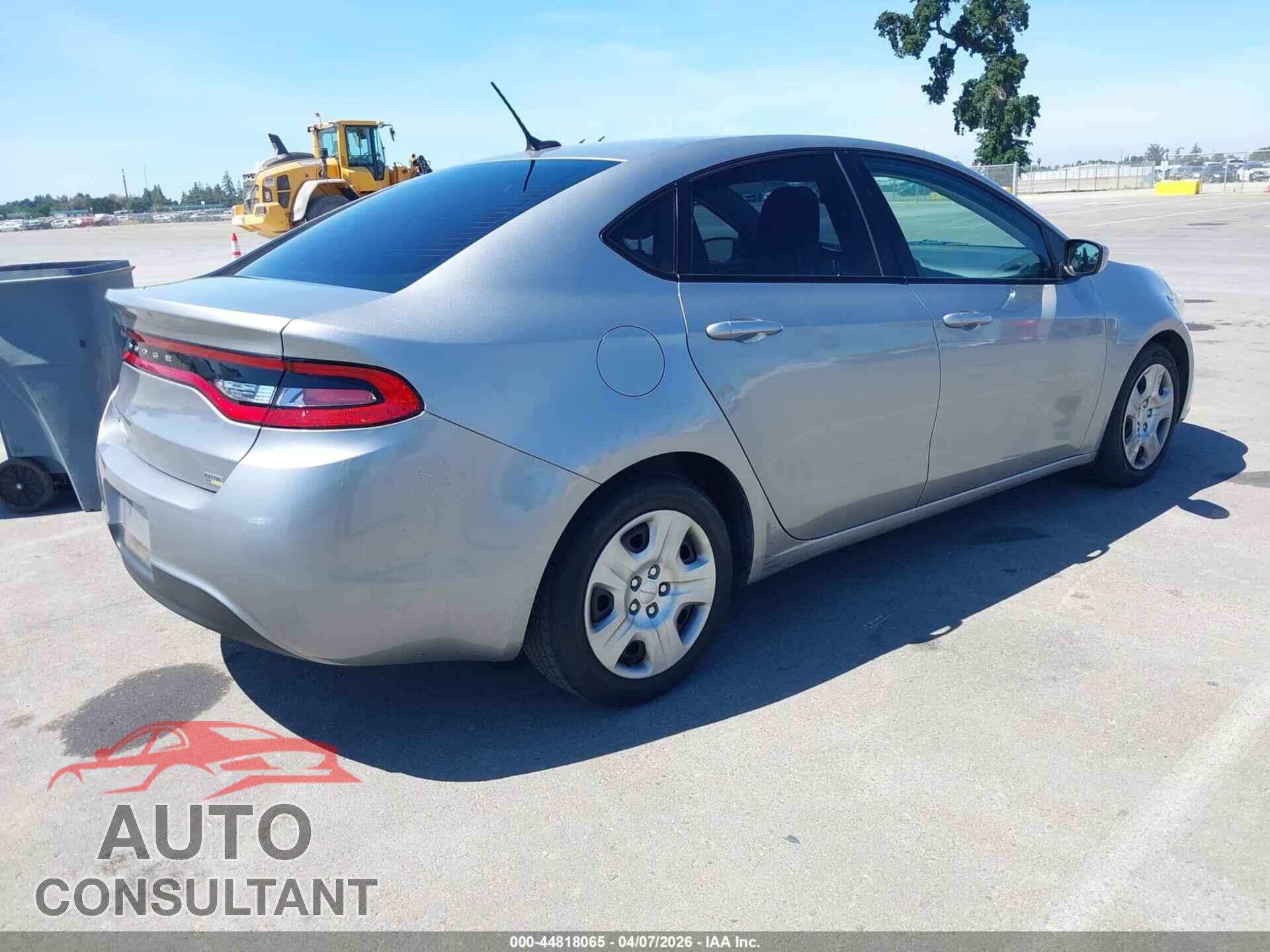 DODGE DART 2014 - 1C3CDFAA1ED883574
