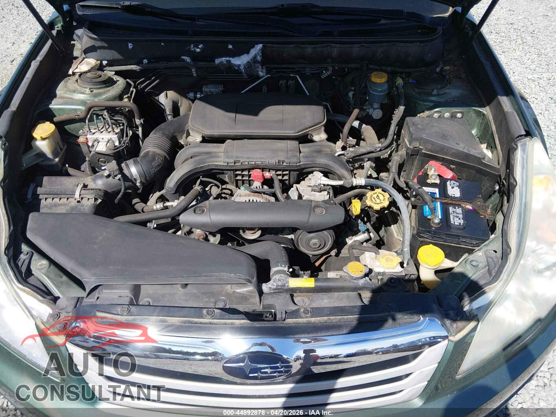 SUBARU OUTBACK 2010 - 4S4BRBGC7A3341952