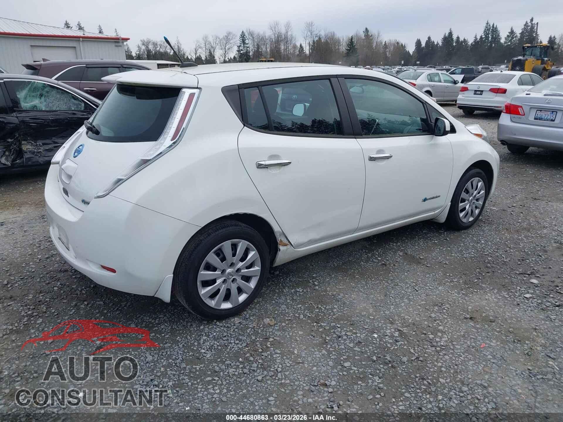 NISSAN LEAF 2013 - 1N4AZ0CP8DC407531
