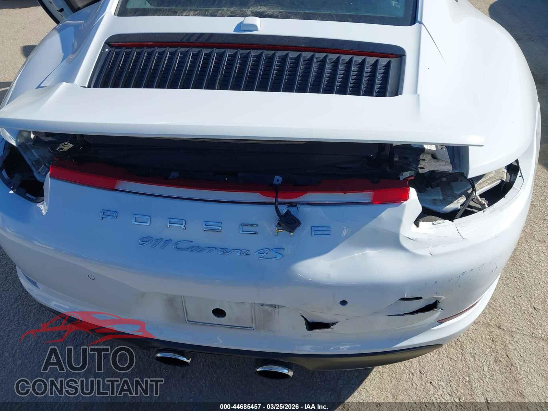 PORSCHE 911 2019 - WP0AB2A93KS115111