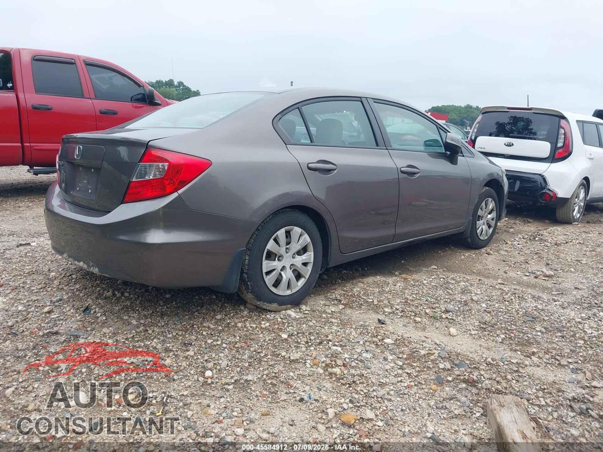 HONDA CIVIC 2012 - 19XFB2F53CE015350