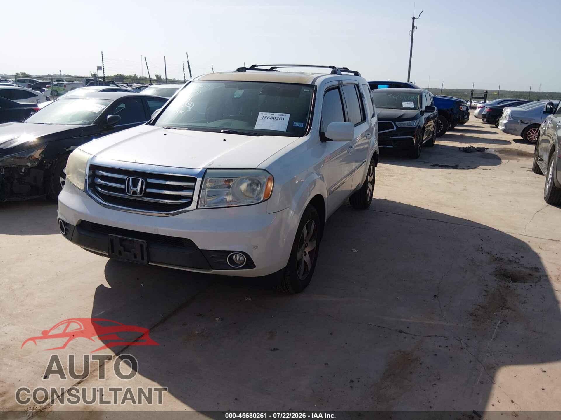 HONDA PILOT 2014 - 5FNYF3H95EB007735