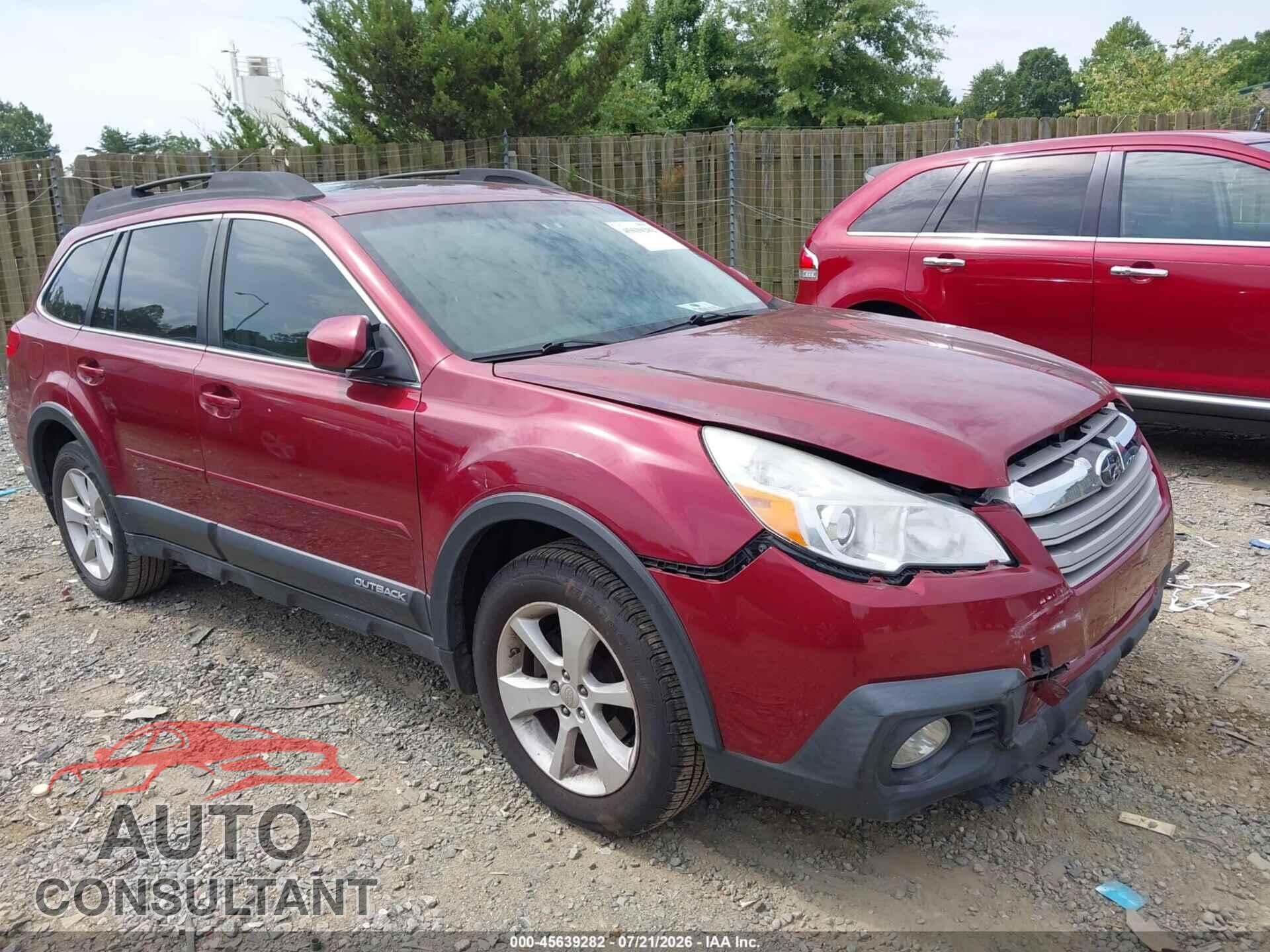 SUBARU OUTBACK 2014 - 4S4BRCFC3E3276532