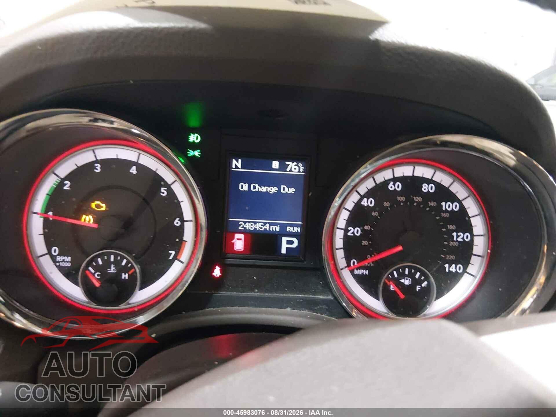 DODGE DURANGO 2013 - 1C4RDJDG3DC637879